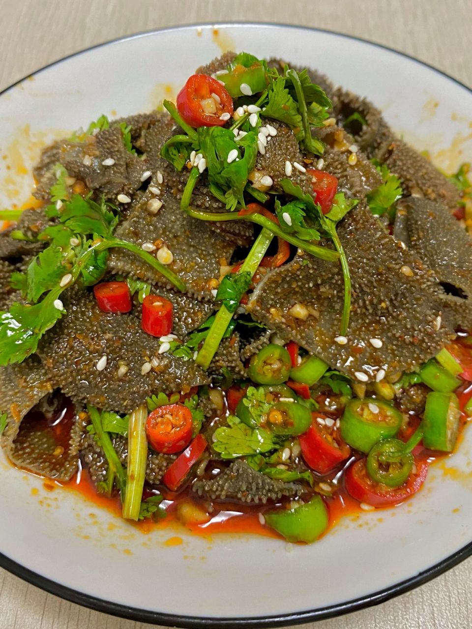 12 | 97凉拌毛肚 零失误凉拌毛肚,女朋友真的爱吃!