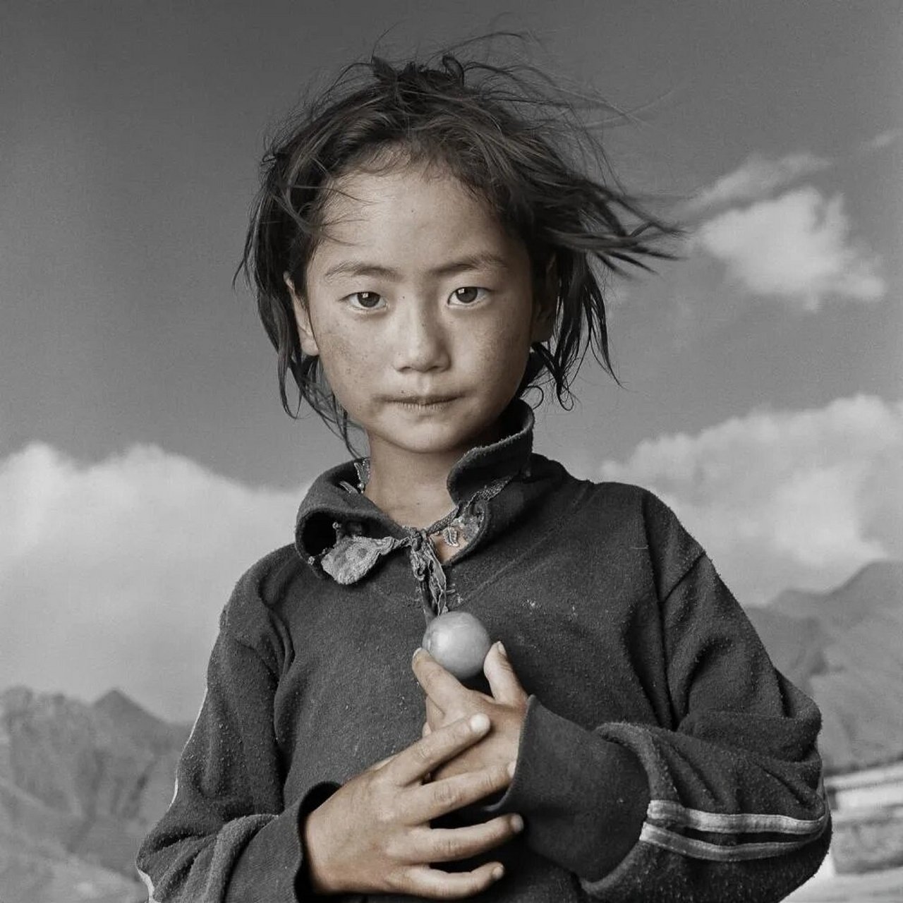藏民小孩摄影图片图片