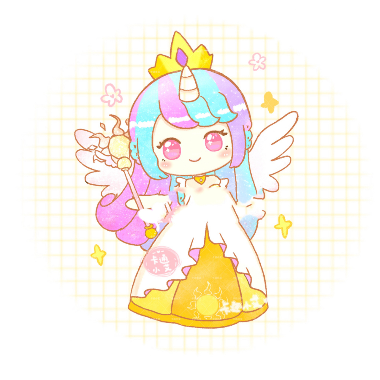 宇宙公主 小马宝莉简笔画线稿 迷你宇宙公主 原创系列 感谢喜爱 92