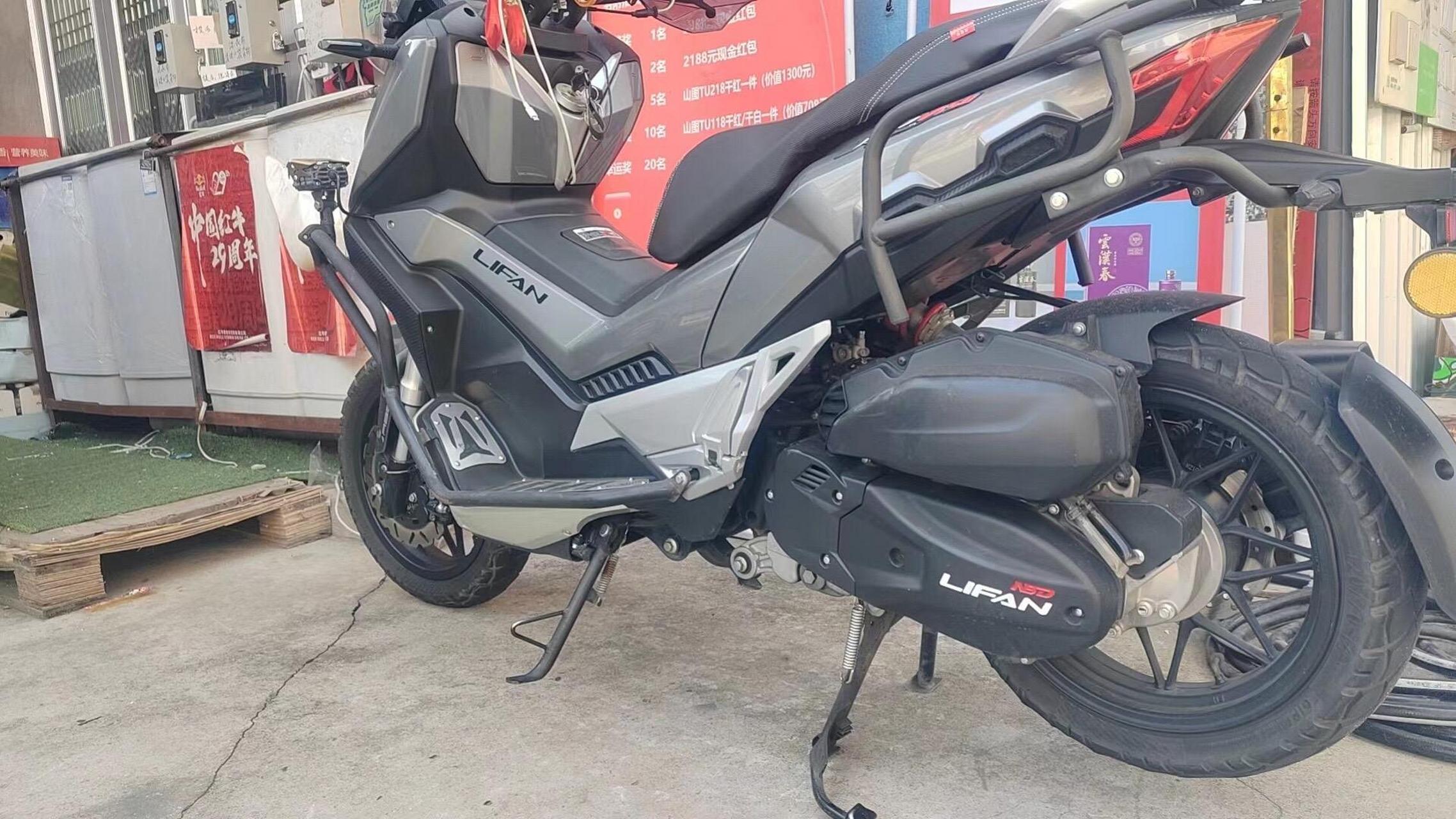 力帆踏板摩托车2021款kpv150abs版,私家一手,原版原漆 只开了1万多