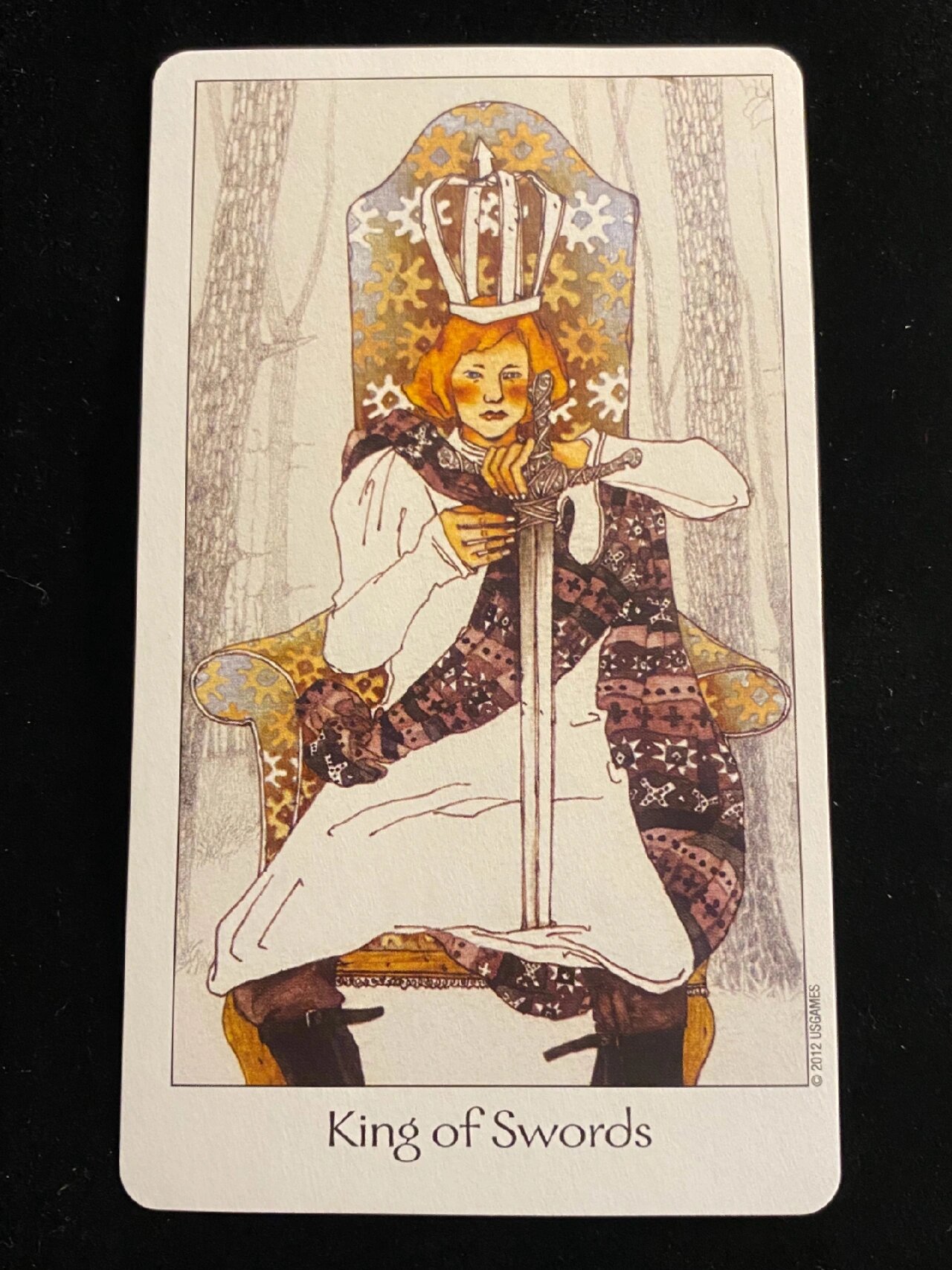 每日学习塔罗牌|宝剑国王解析|正逆位96