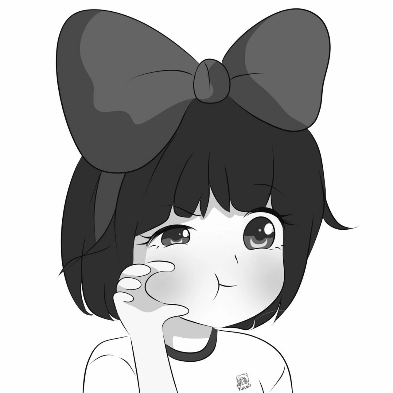 之前有小可爱许愿的背景换上了 #动漫头像# #手绘头像# #可爱头像