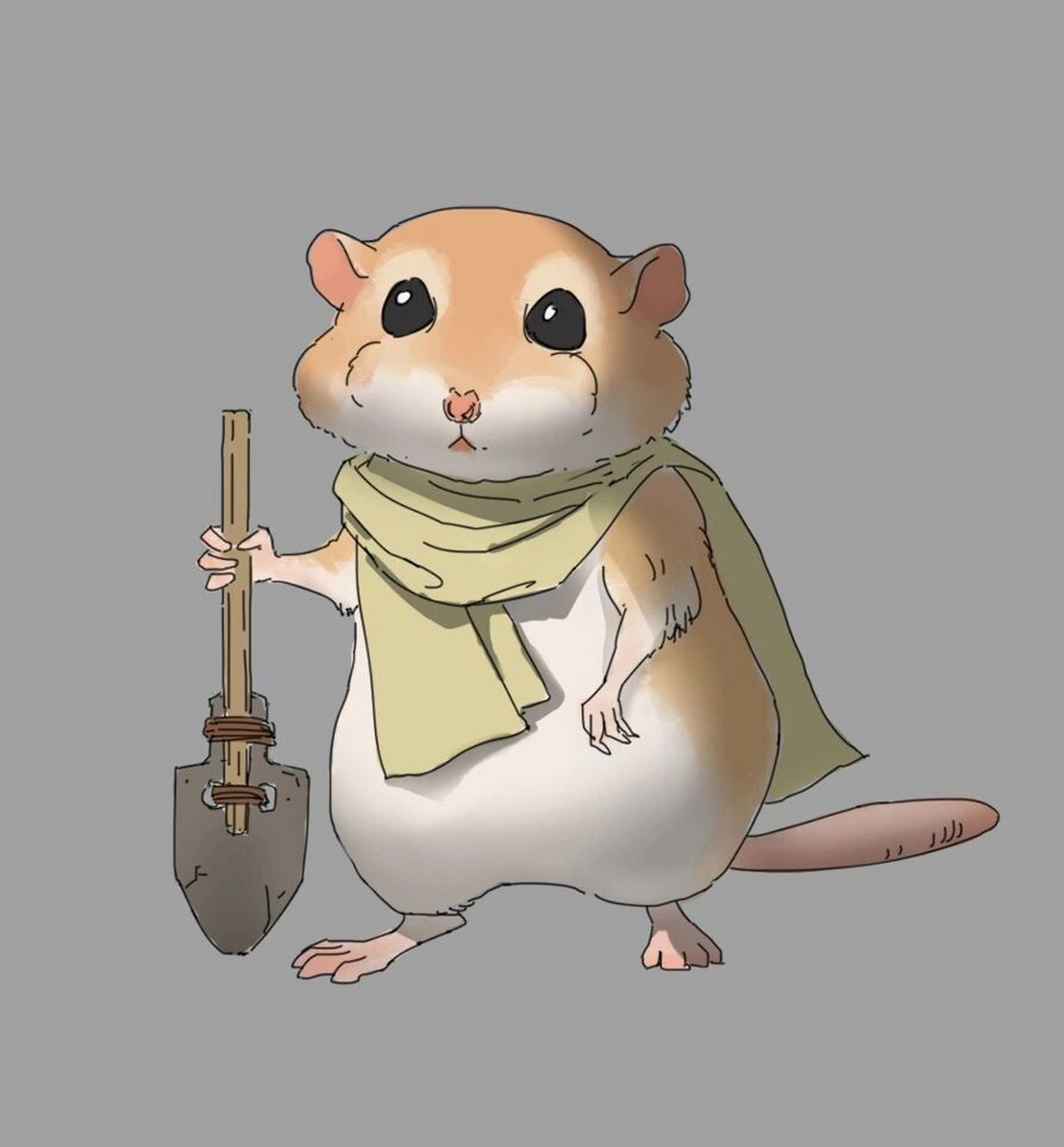 精灵花园小世界|沙鼠城的居民 这是我为我的原创ip精灵花园小世界画的