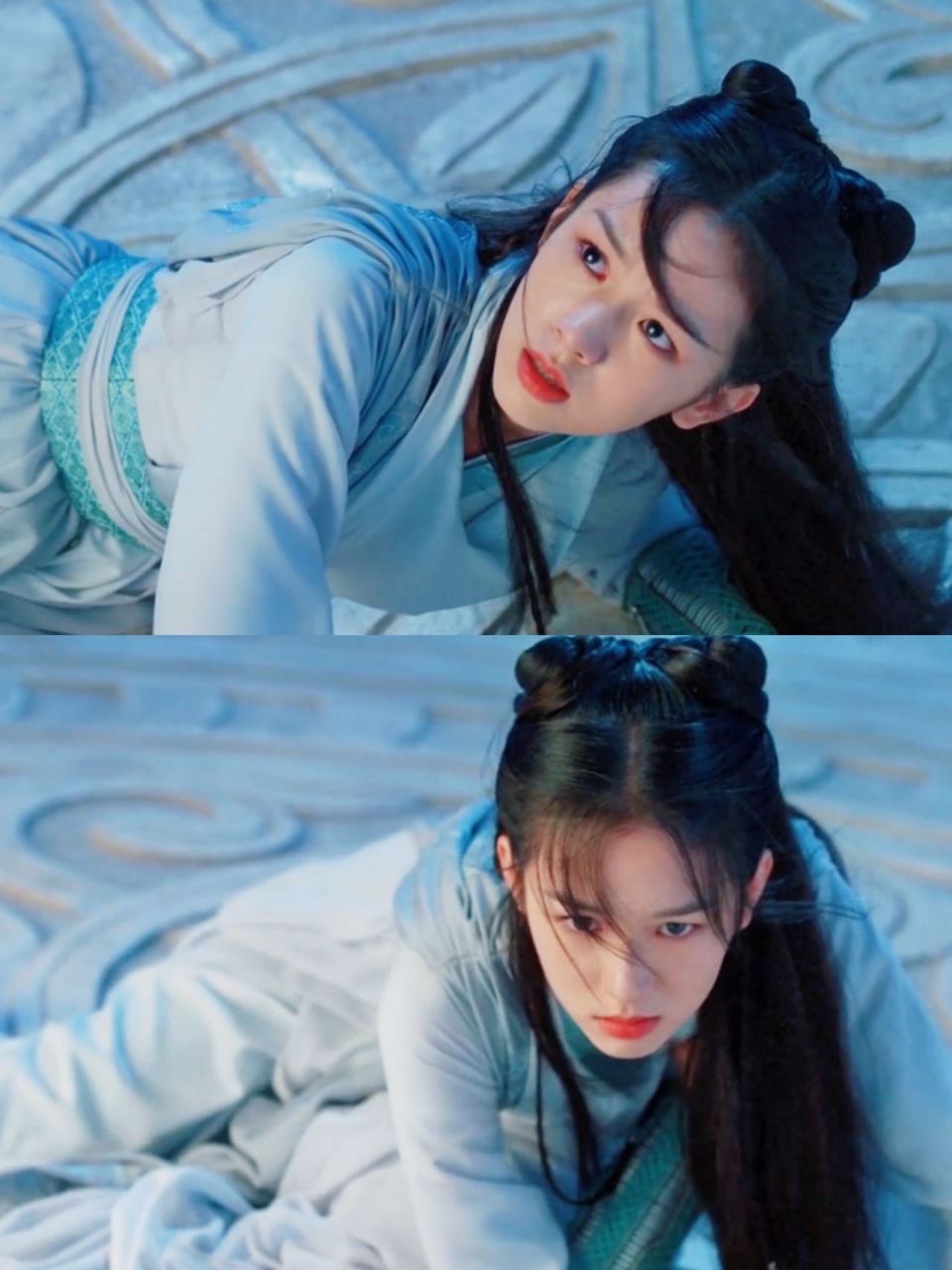 周也新剧猫猫头造型##周也护心猫猫头造型#  也