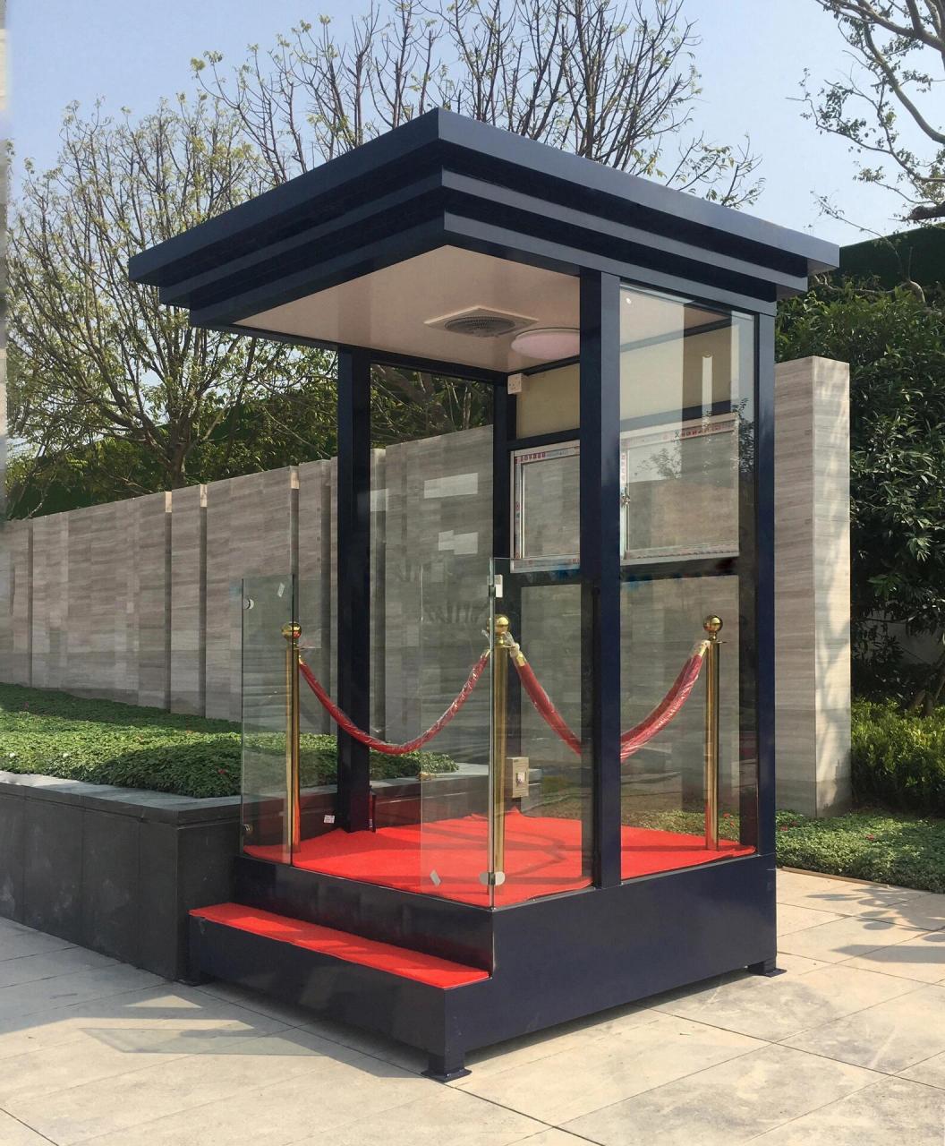 形象站台岗亭的用途,多用途楼盘酒店商场门口保安值班, 形象站台岗亭