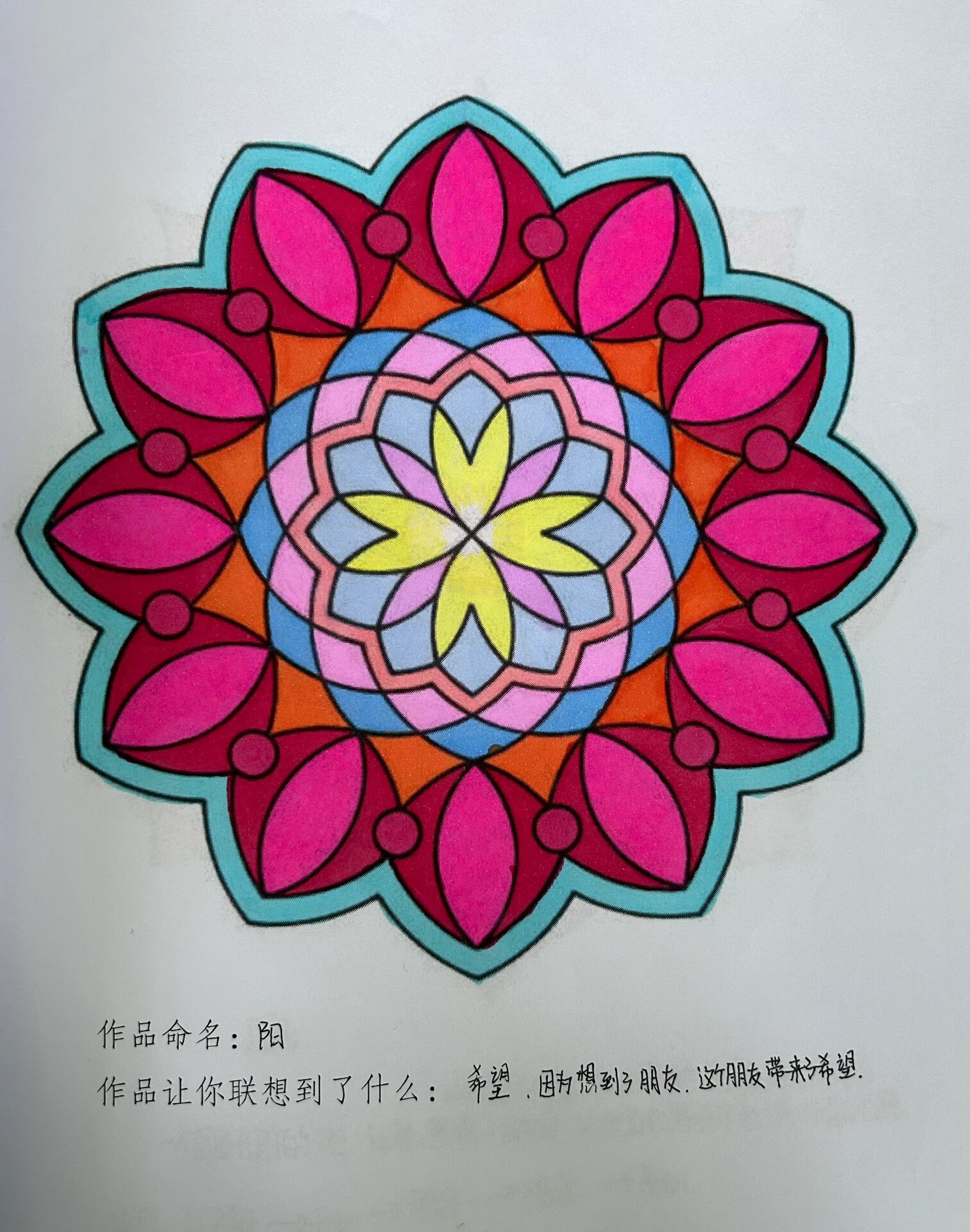 心理社团|曼陀罗绘画