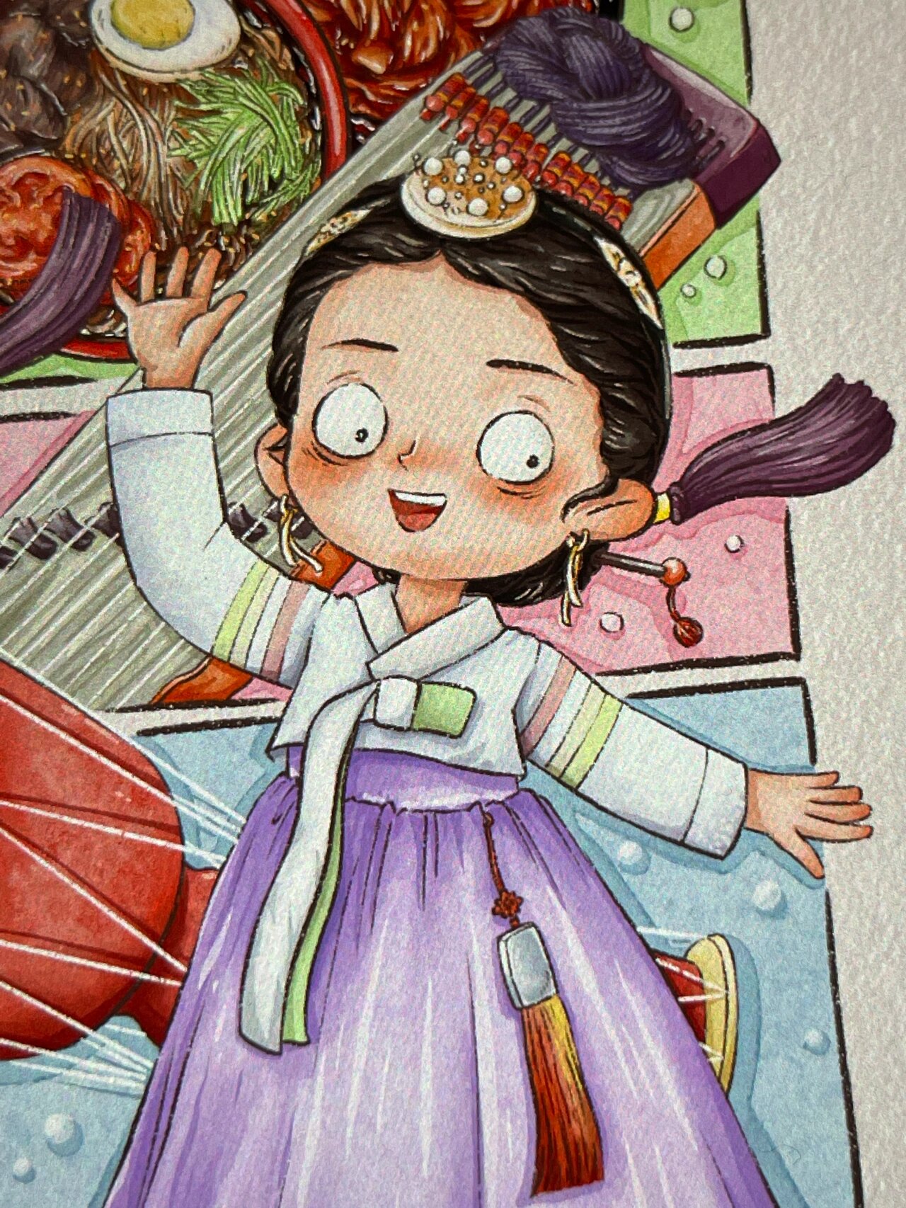 56个民族|朝鲜族 不知道画的对不对,如果哪里画错了欢迎大家帮我指