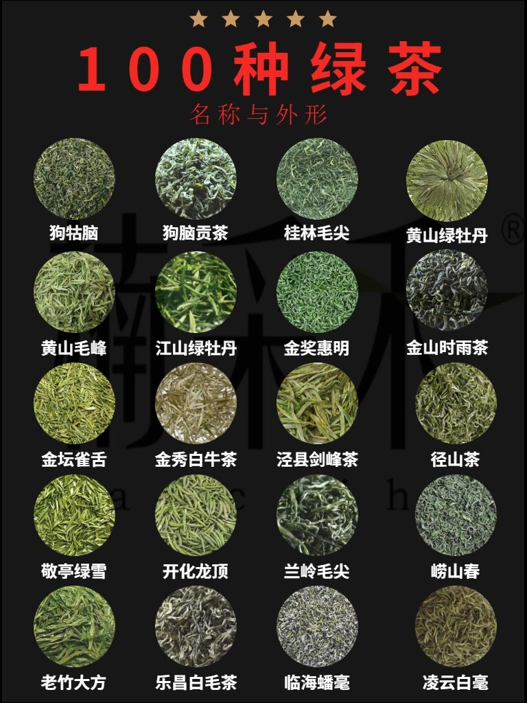 1:狗牯脑茶条形紧结秀丽,茶端微勾显毫产地江西狗牯脑山 2:狗脑贡茶