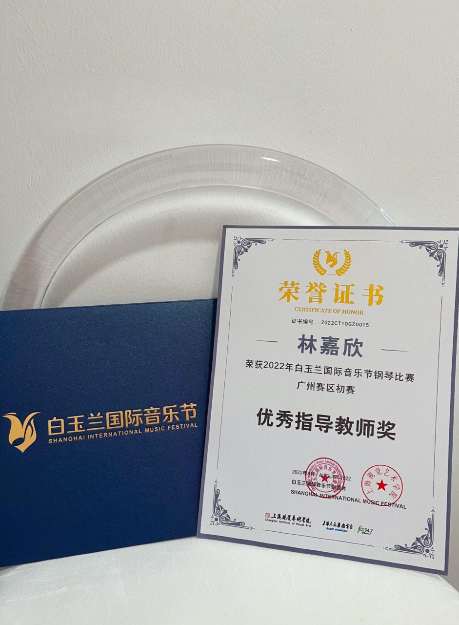 新鲜出炉的钢琴比赛一等奖获奖证书  各个年龄段的孩子