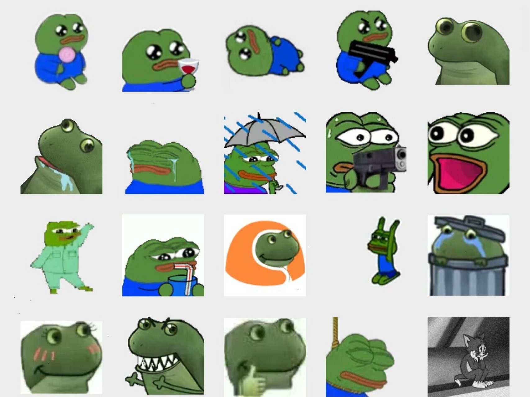 绿90表情包|绿色青蛙表情包来喽 贱兮兮的青蛙来喽… 我早晚要笑死