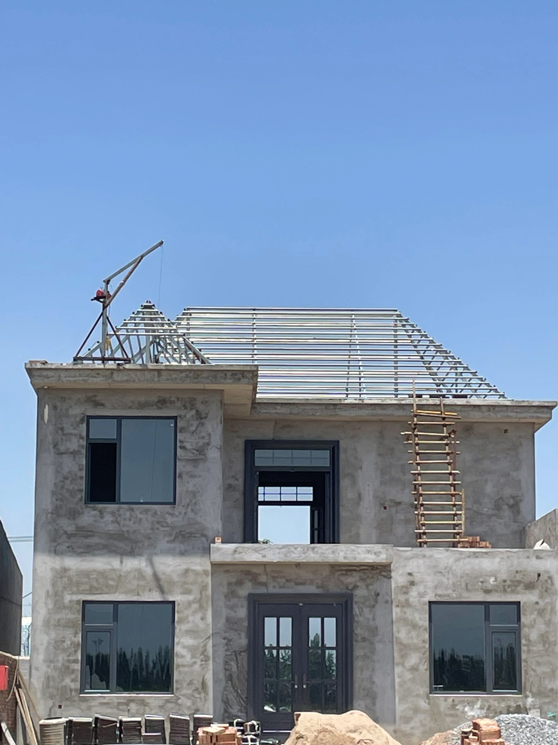 自建房钢结构挂瓦