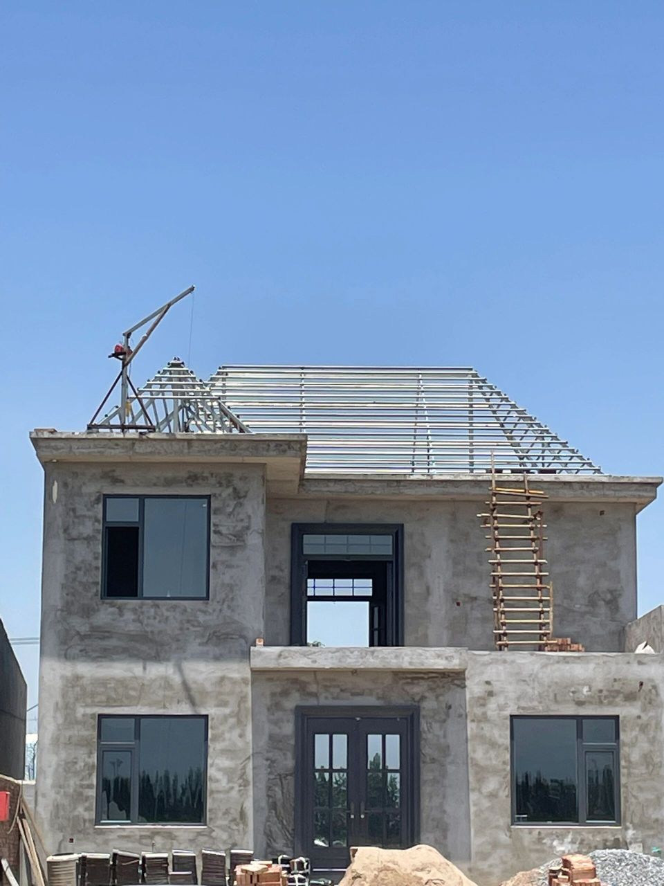 自建房钢结构挂瓦