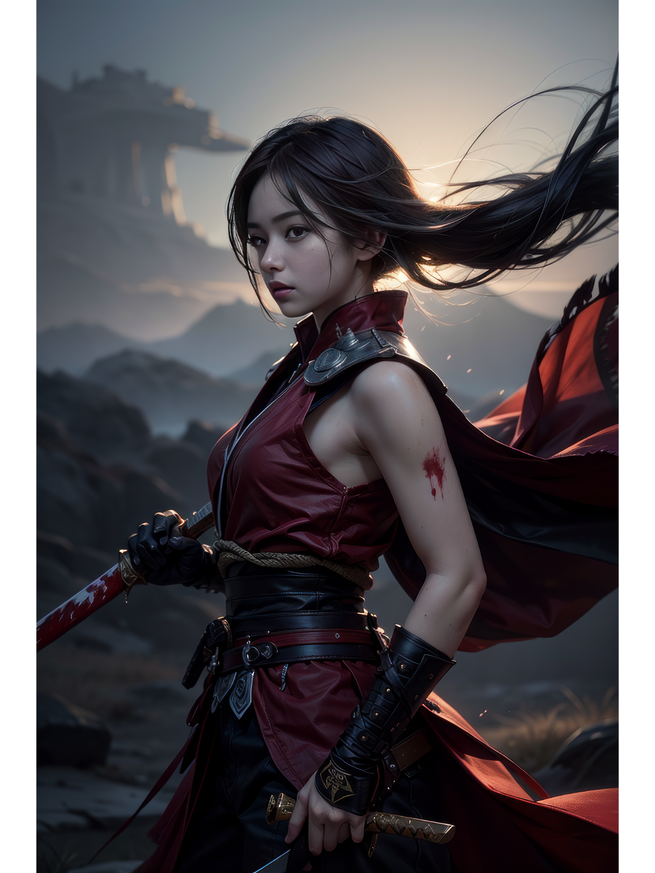 ai绘画  女侠饶命! 更多ai作品中主页