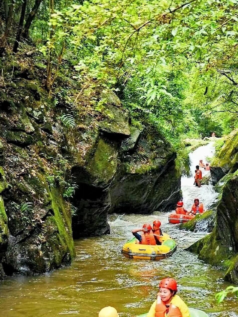 夏日避暑好去处99【浏阳皇龙峡漂流】 浏阳皇龙峡漂流 93夏天凉爽