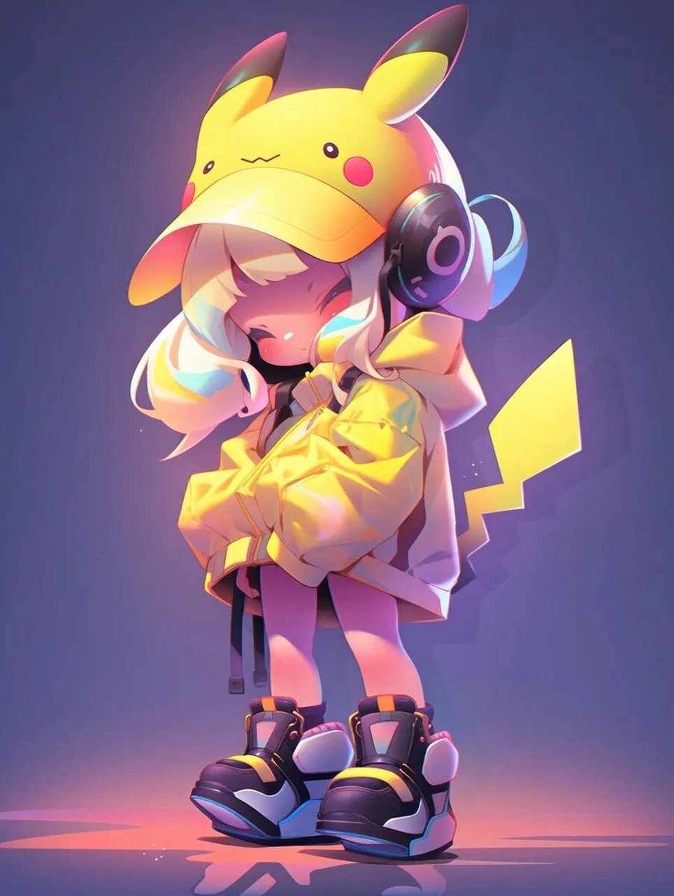 【midjourney ai 主题绘画】潮玩皮卡丘拟人化 皮卡丘和潮玩的结合了