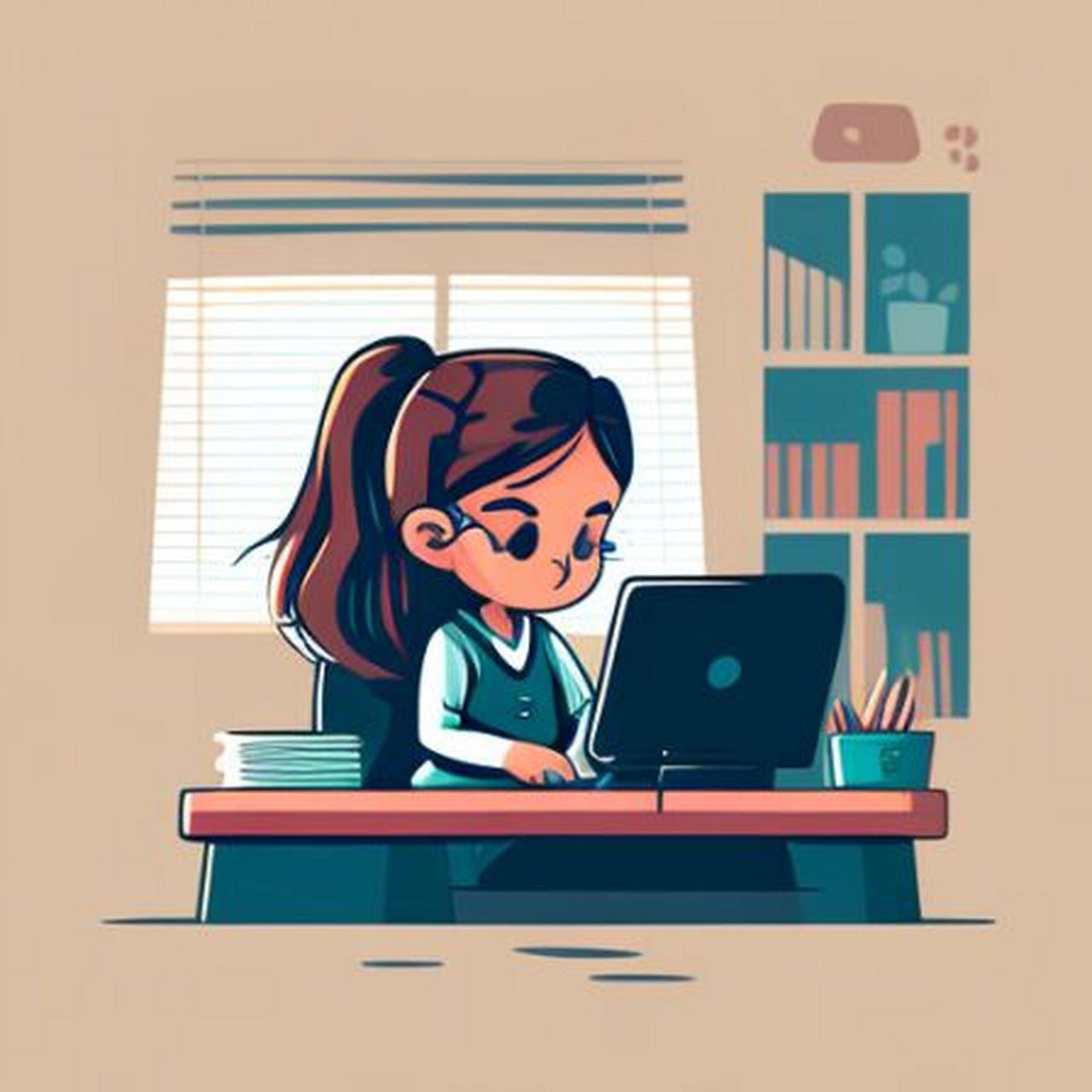 女孩头像|工作日|努力工作的打工人日常~ 每一个努力工作的人,都有