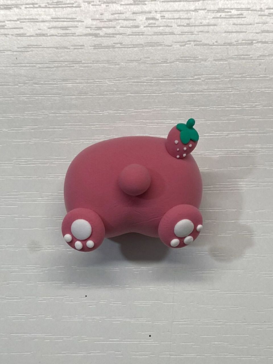 玩具总动员-草莓熊屁屁轻粘土教程 [微笑]手残党都能会的!