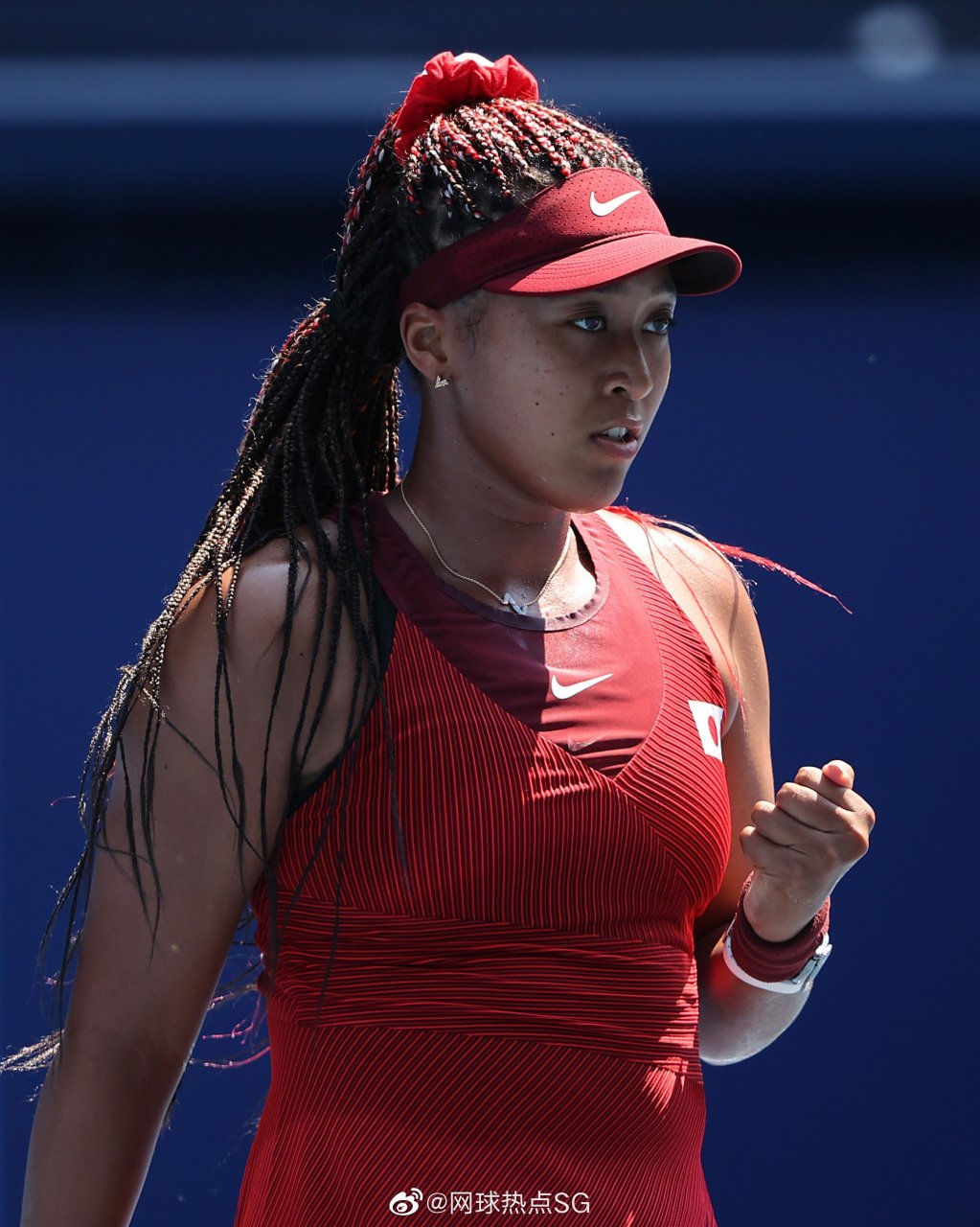 东京奥运会# 网球女单首轮:9899郑赛赛以1-6 4-6不敌2号种子大坂