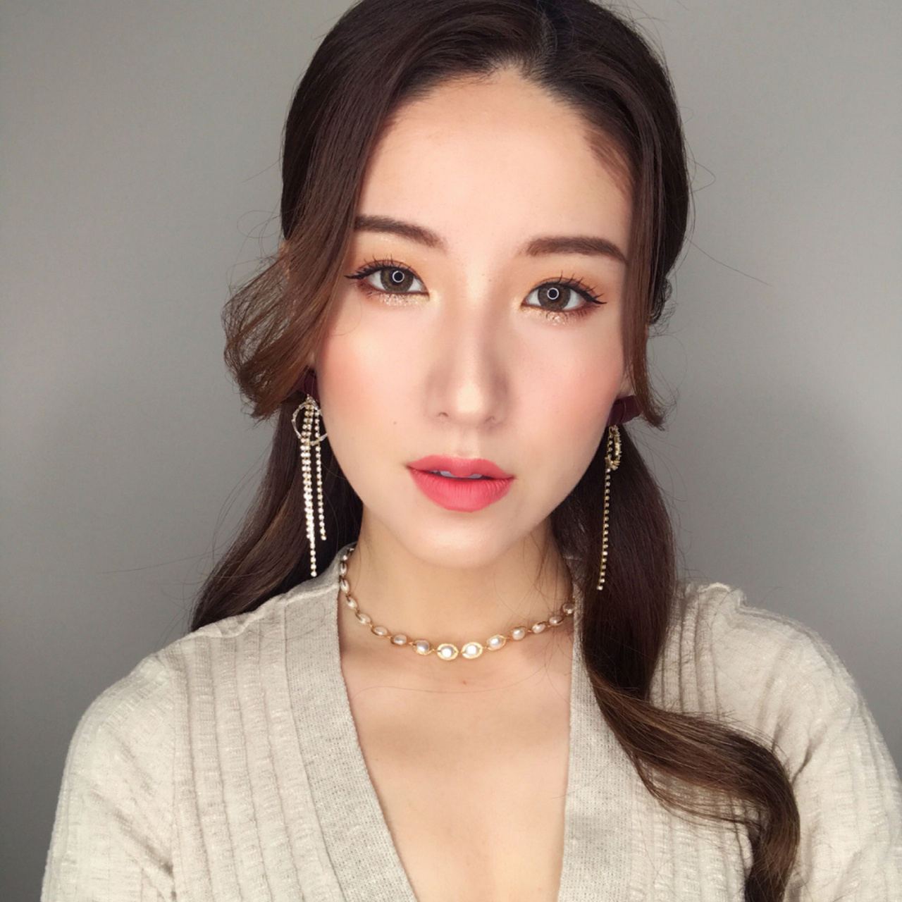 今天的我.棕色的成熟妆容 #今日妆容