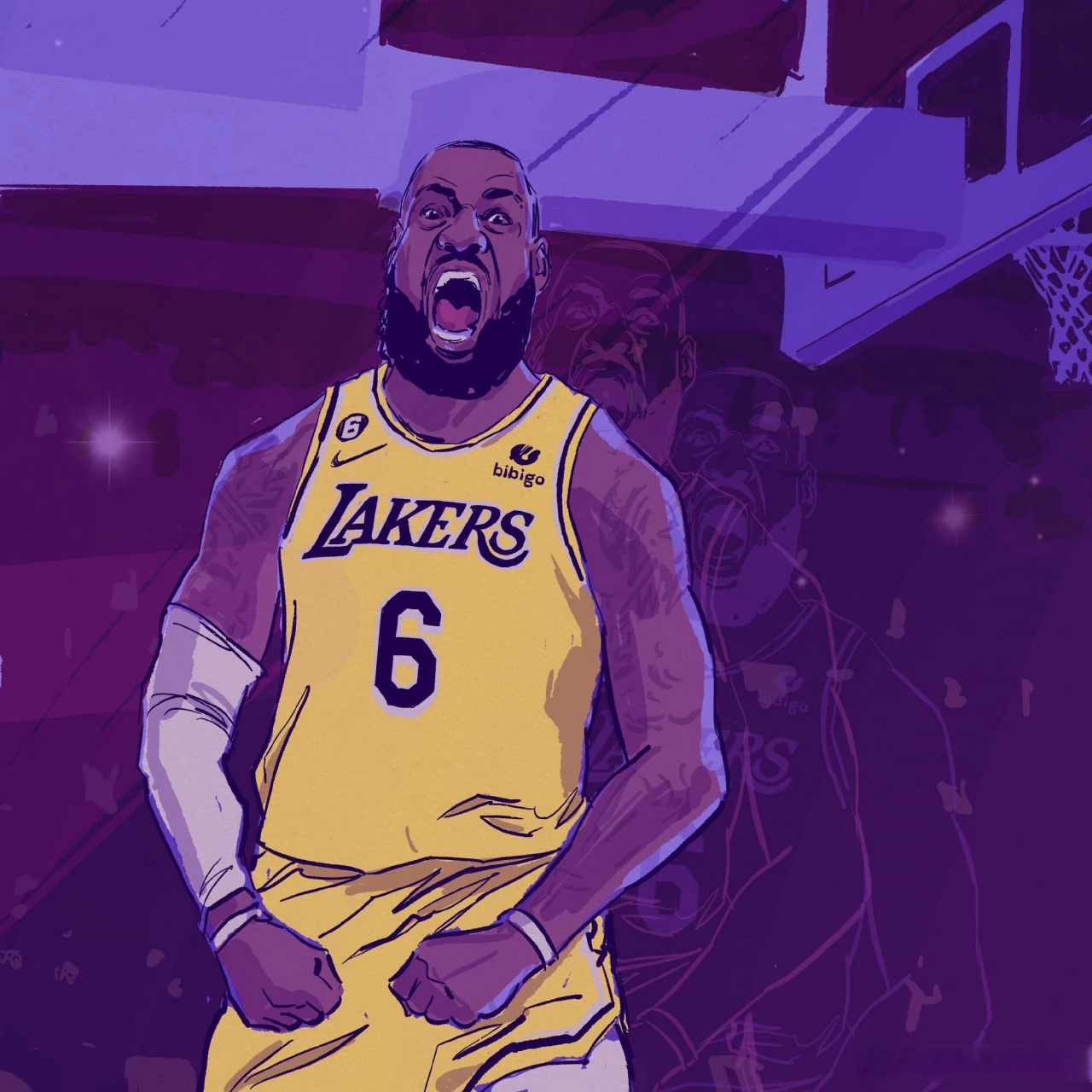 詹姆斯成为nba历史上第一个生涯19个赛季入选最佳阵容的球员,也是第一