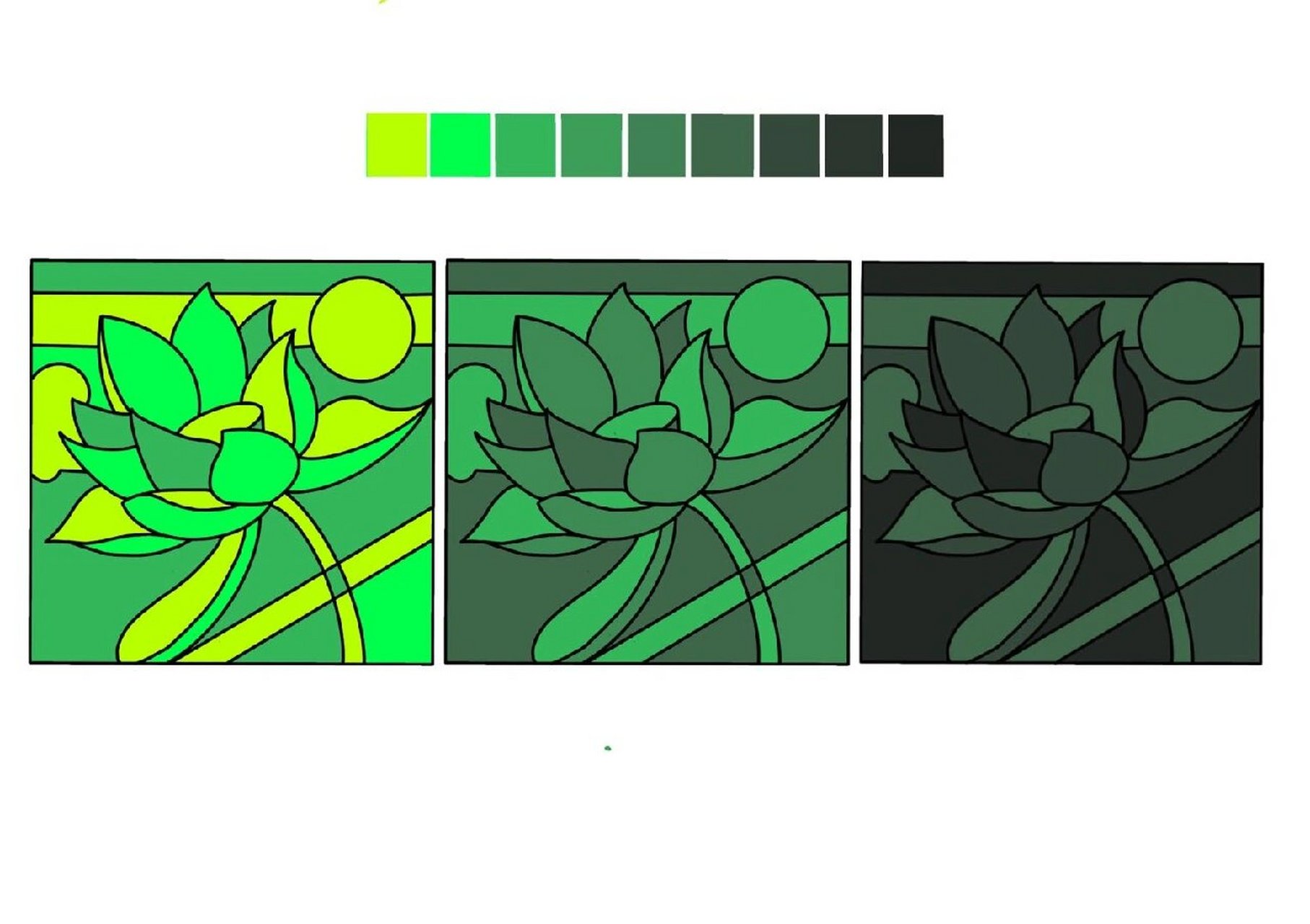 色彩的纯度怎么画简单图片