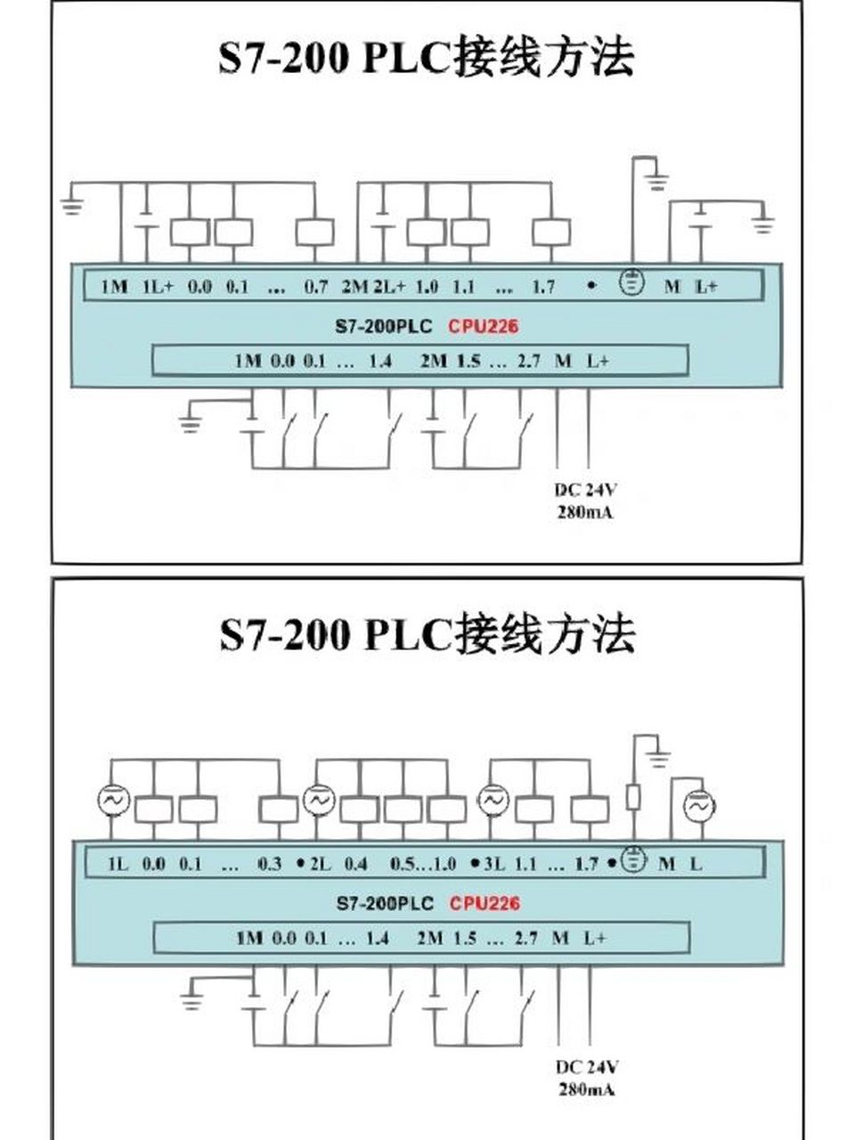 西门子s7200接线图讲解图片