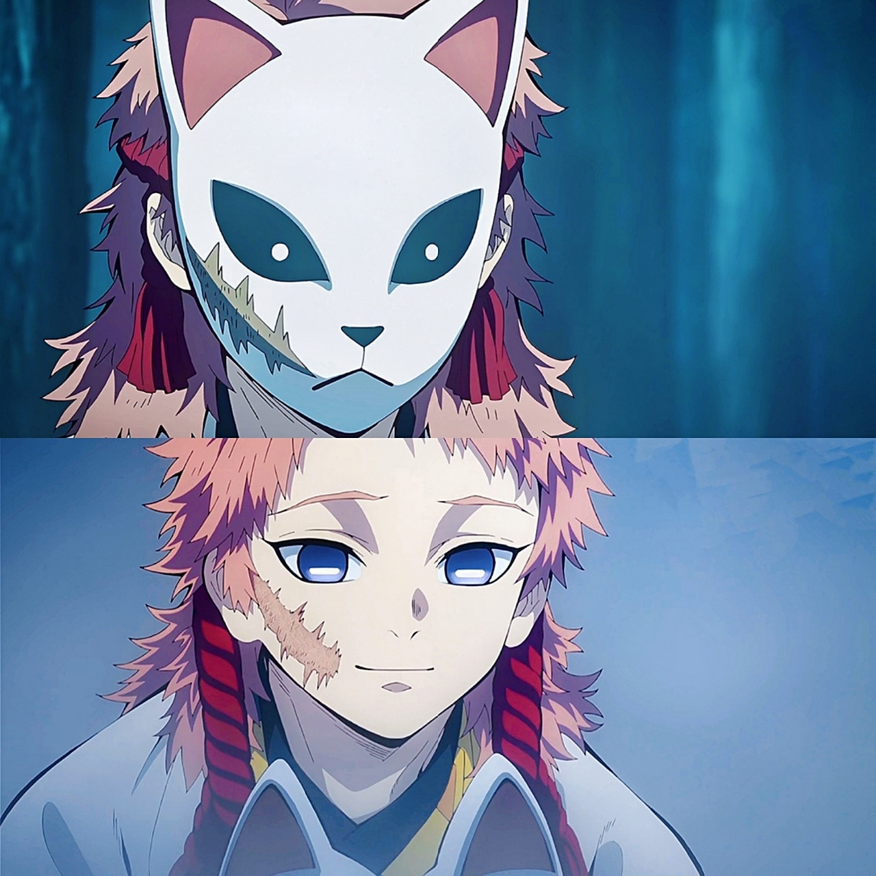 真的好喜欢锖兔和真菰 #鬼灭之刃# 热血  冒险 炭治郎为拯救变成了"鬼