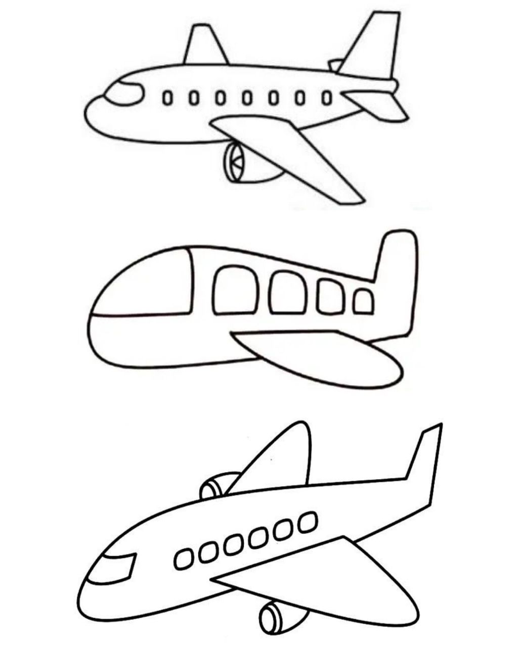 儿童创意画《飞机✈️》