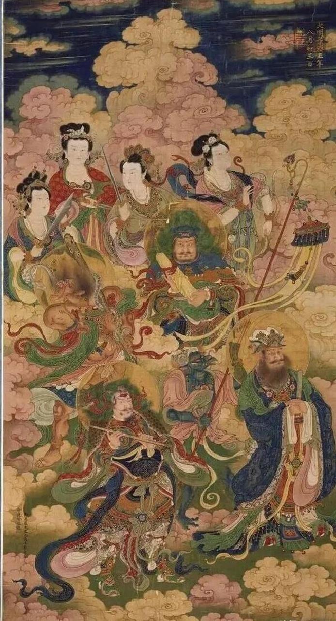 【名人名画】中国唐代著名画家——吴道子 吴道子(wu daozi 680—759)