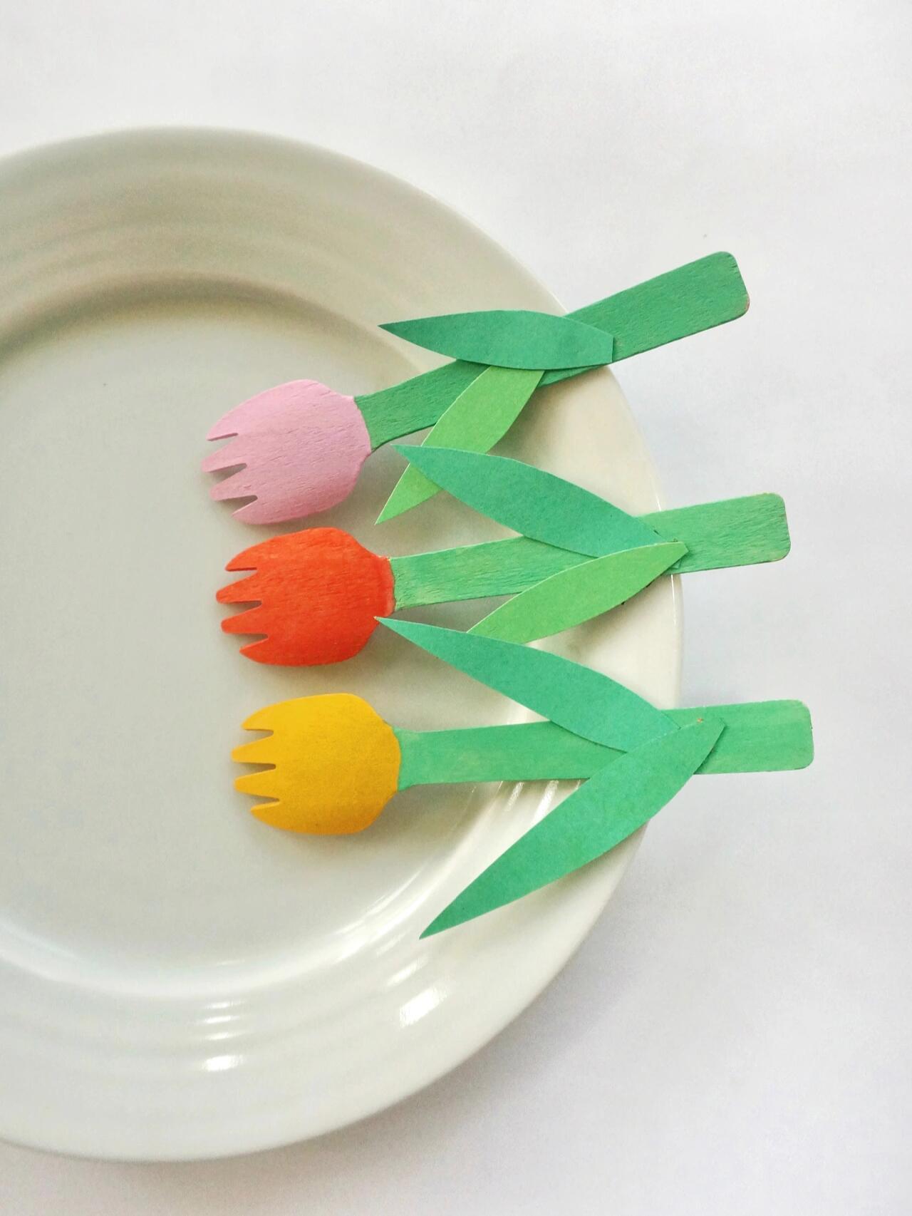 手工教程丨轻松自制简单又好看的郁金香盆栽