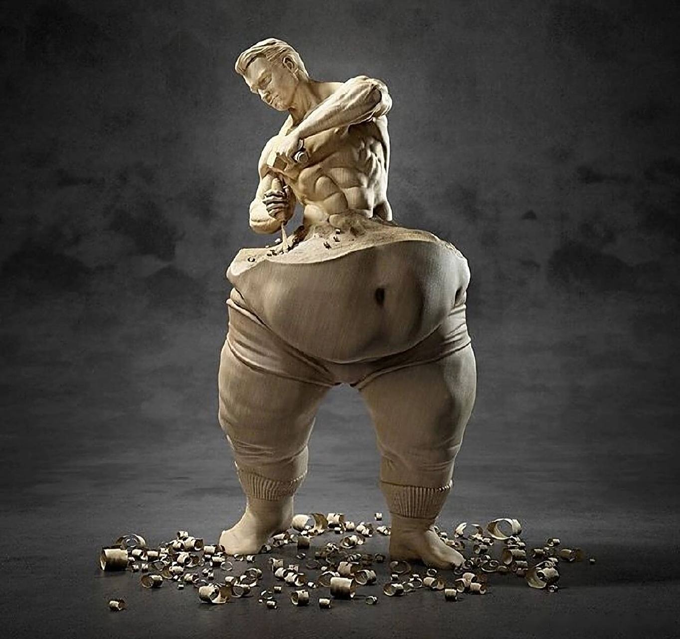 自我雕塑 打磨自己的过程很疼,但最终能塑造一个更好的自己.