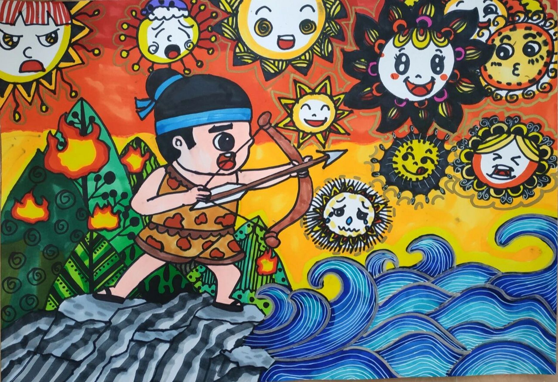 神话故事——后羿射日