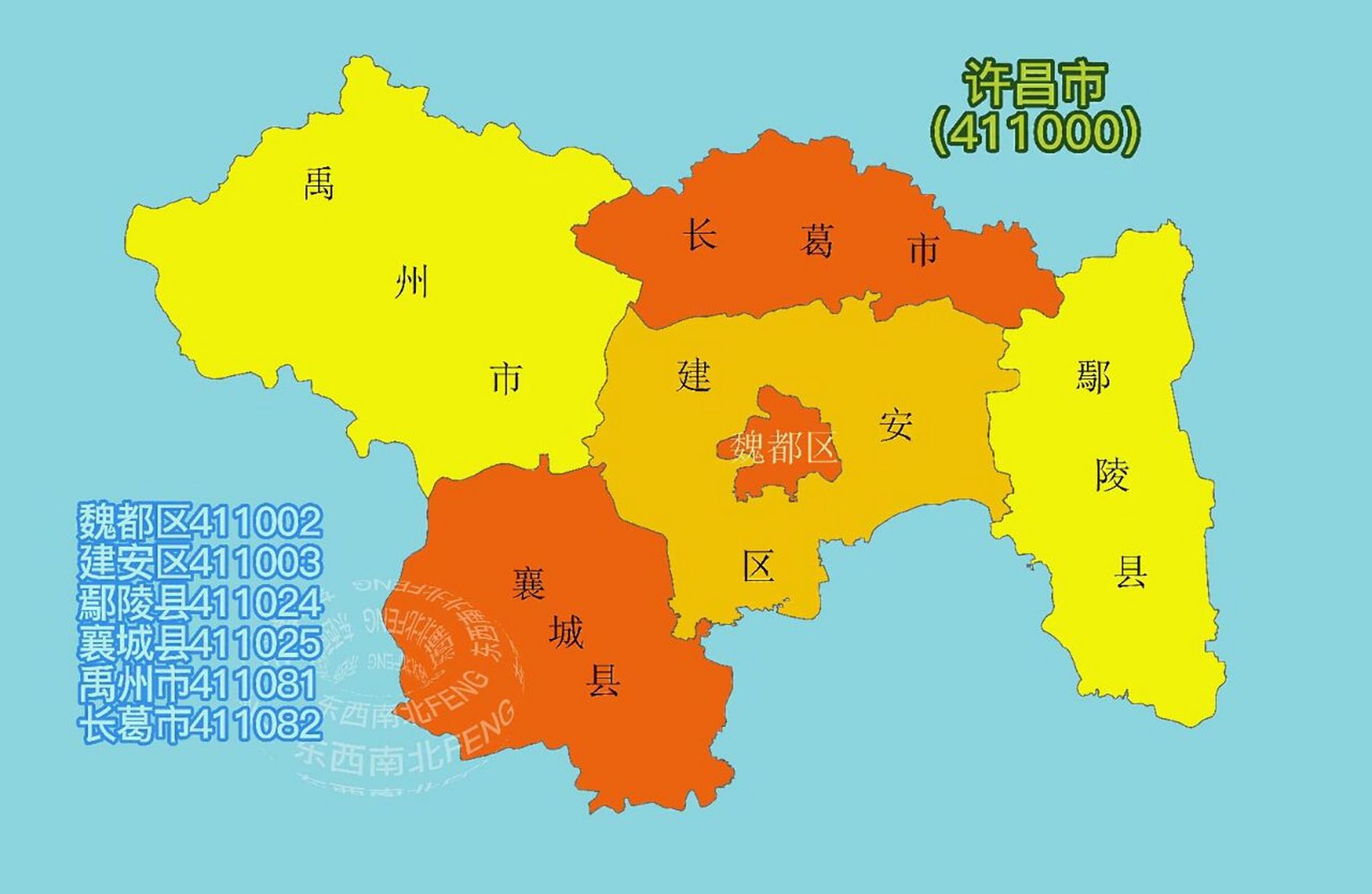 许昌魏都区地图最新图片