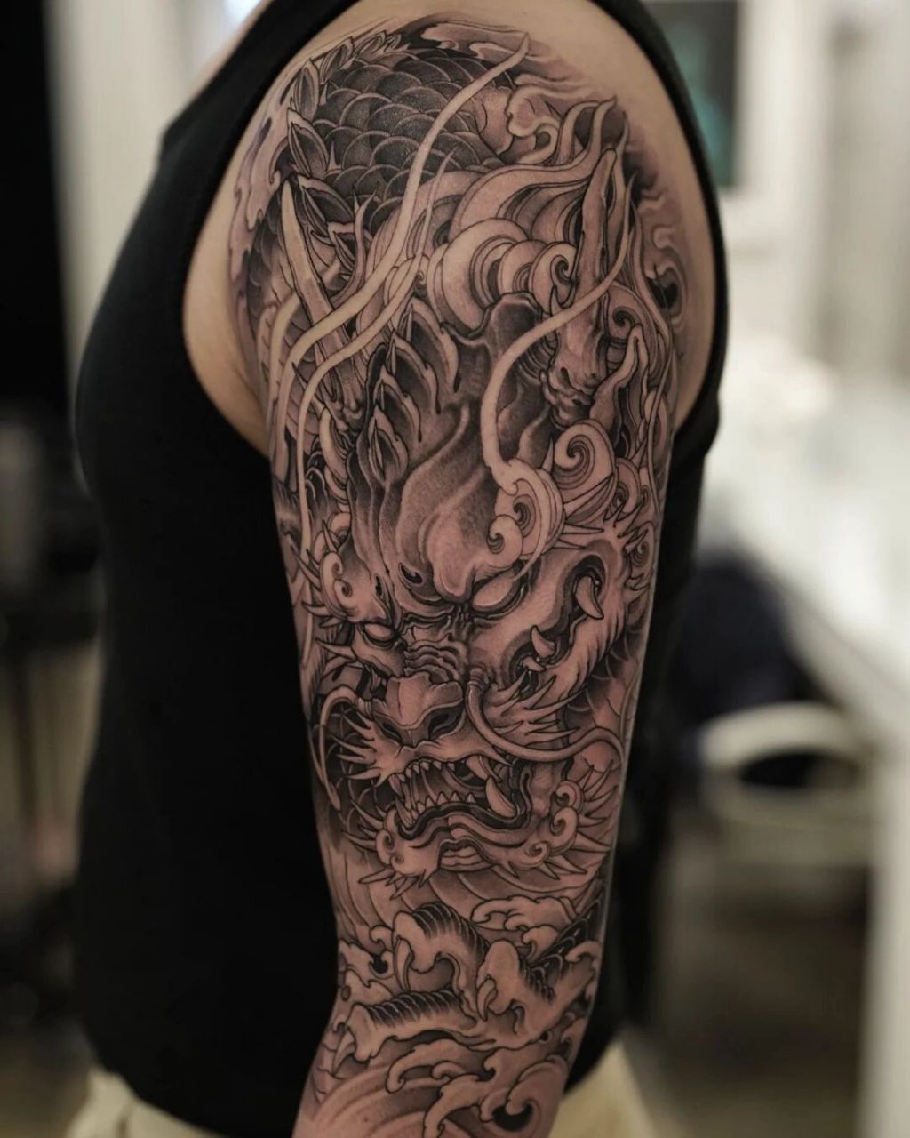 9个7515大面积新传统纹身7515猛男最优选案例 就做这个准没错