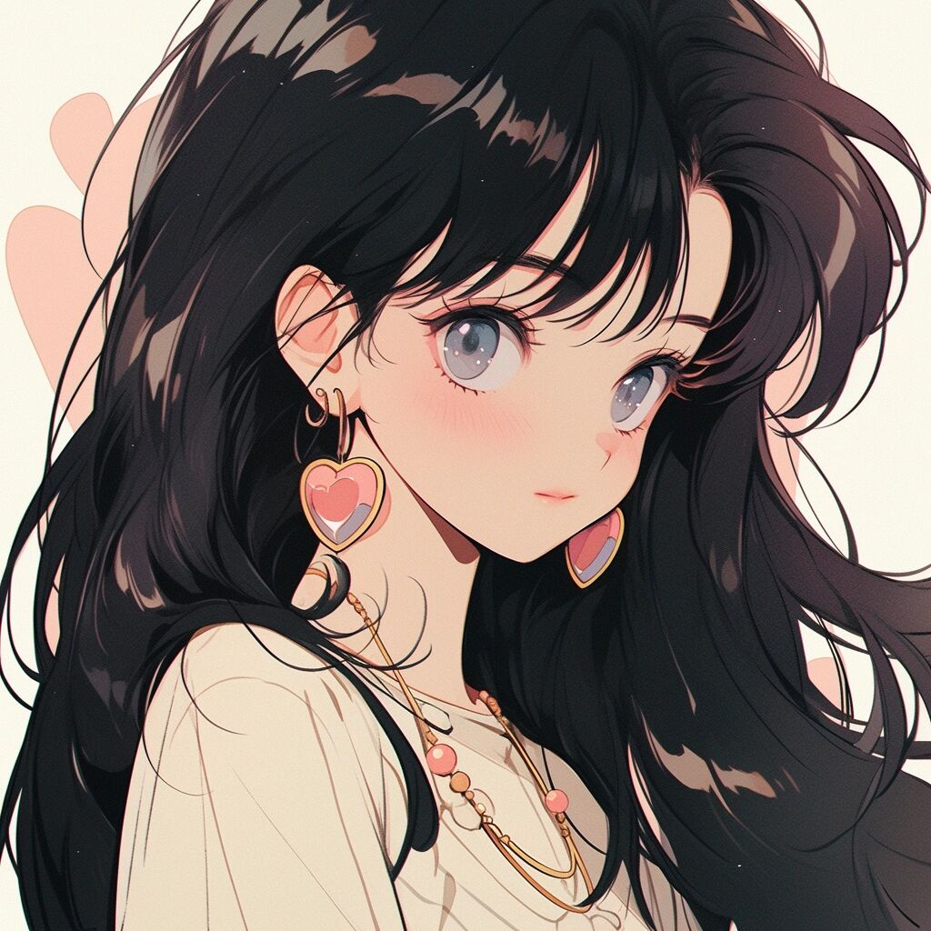 旧漫复古风女孩头像