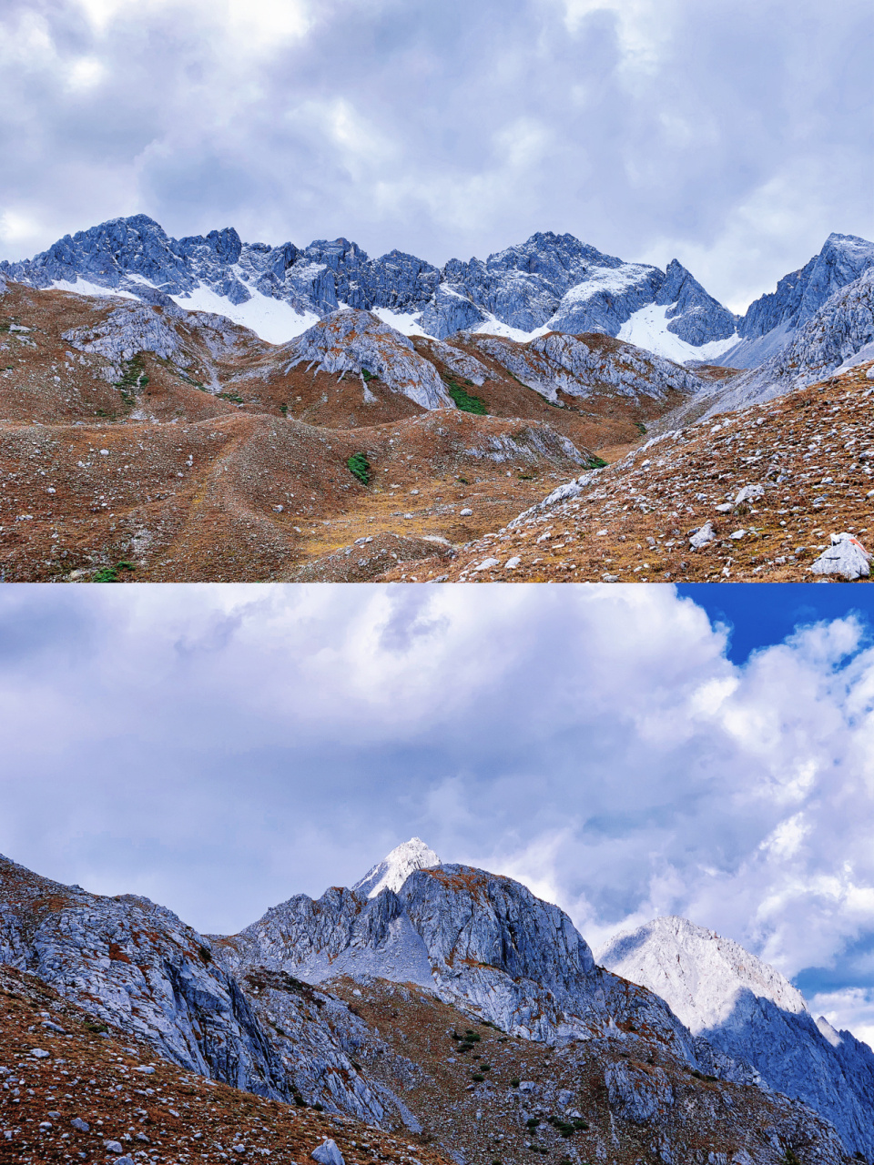 玉龙雪山有十三个峰,雪山大峡谷是其中一个!