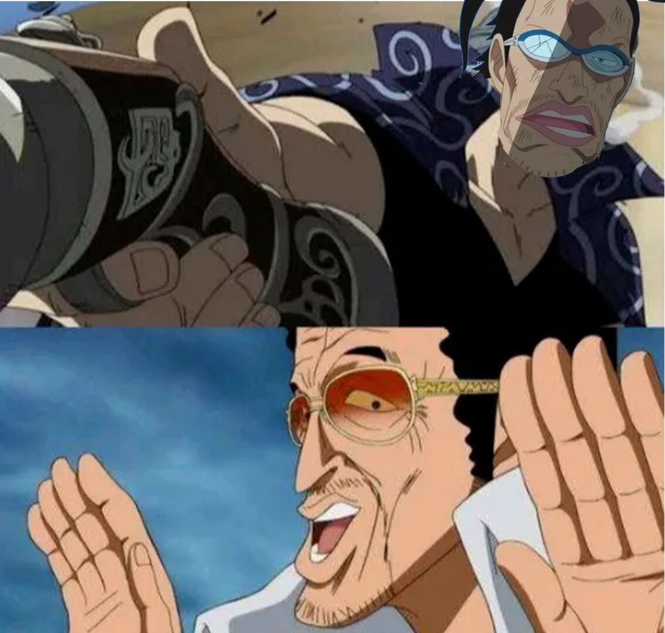 四皇之间的碰撞………还有新皇副 #海贼王# #小丑巴基# #红发香克斯