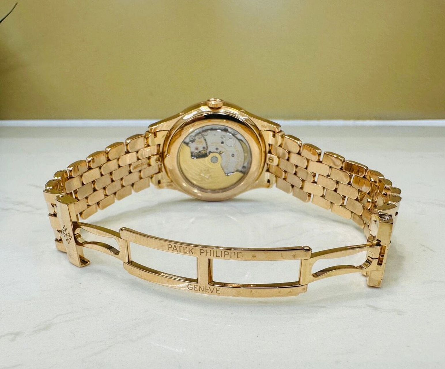 百达翡丽5396全金带 百达翡丽复杂功能计时系列 型号5396/1r-010 白色