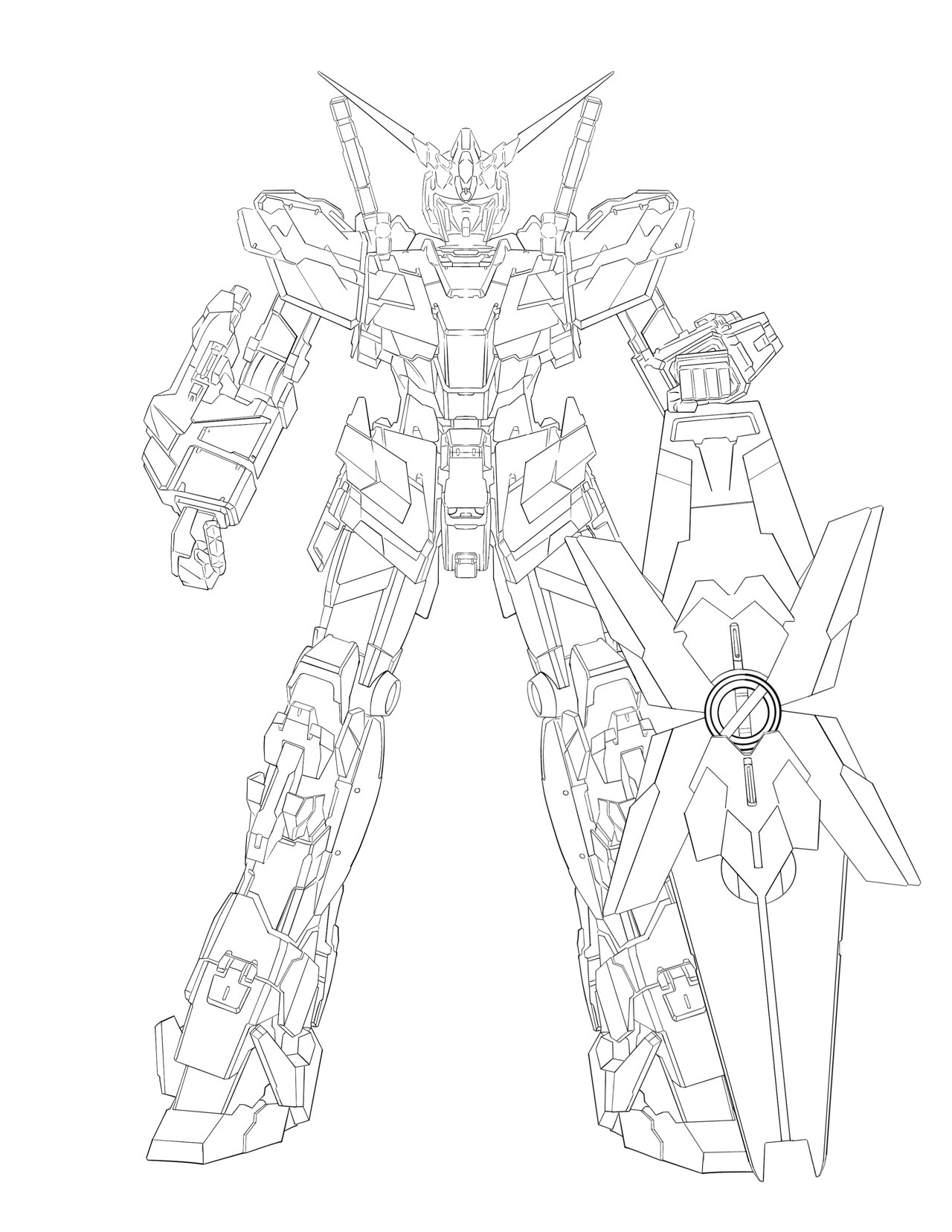 独角兽高达   手绘独角兽高达,毁灭模式开启!