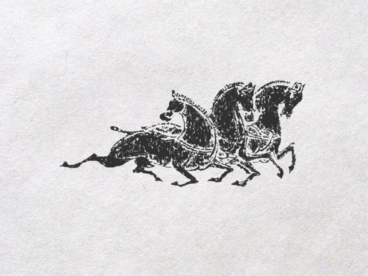 战国或秦汉时期画像砖和画像石动物纹样 图1.汉代画像砖虎纹 图2.