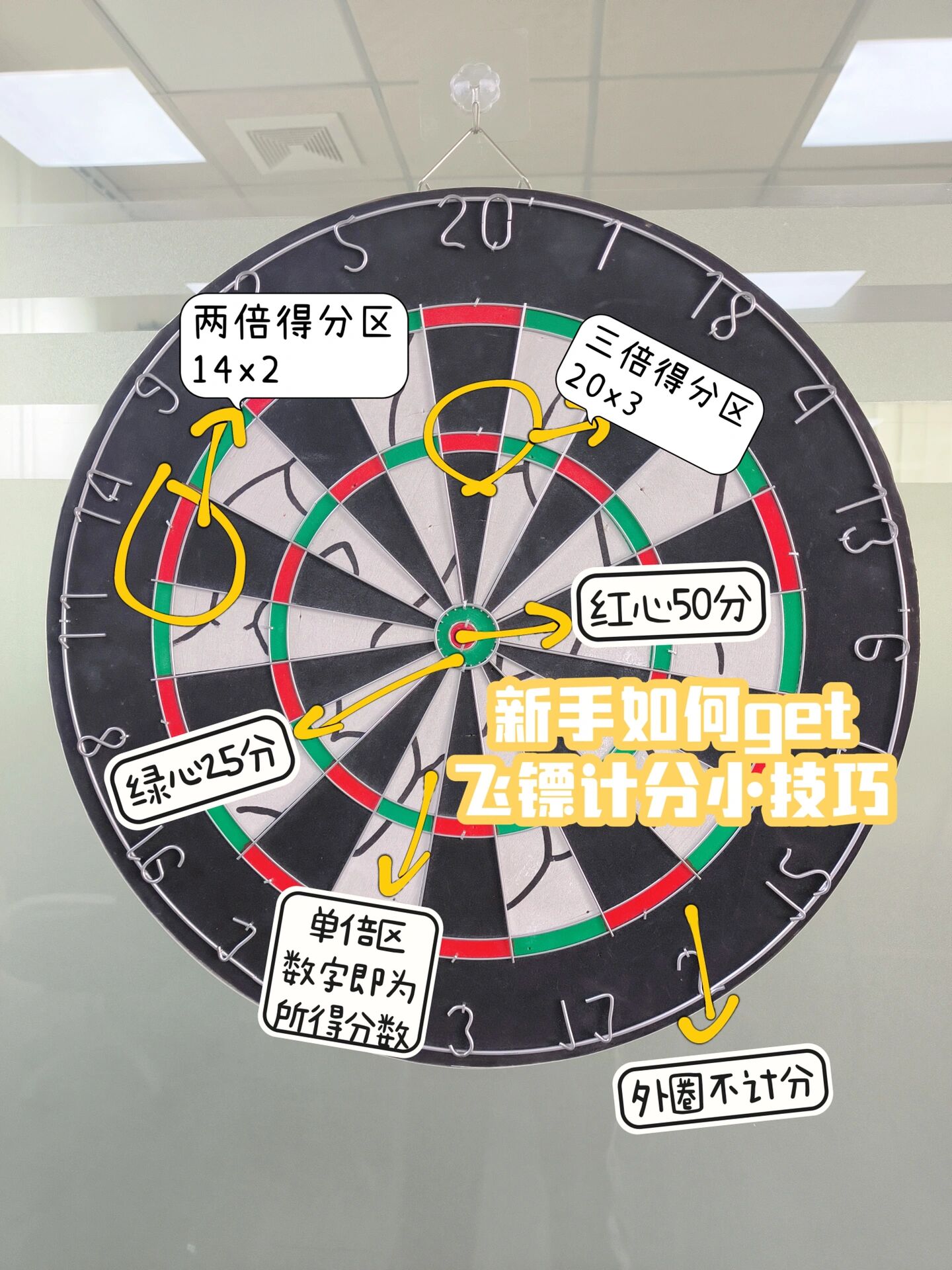 新手如何get飞镖计分小技巧