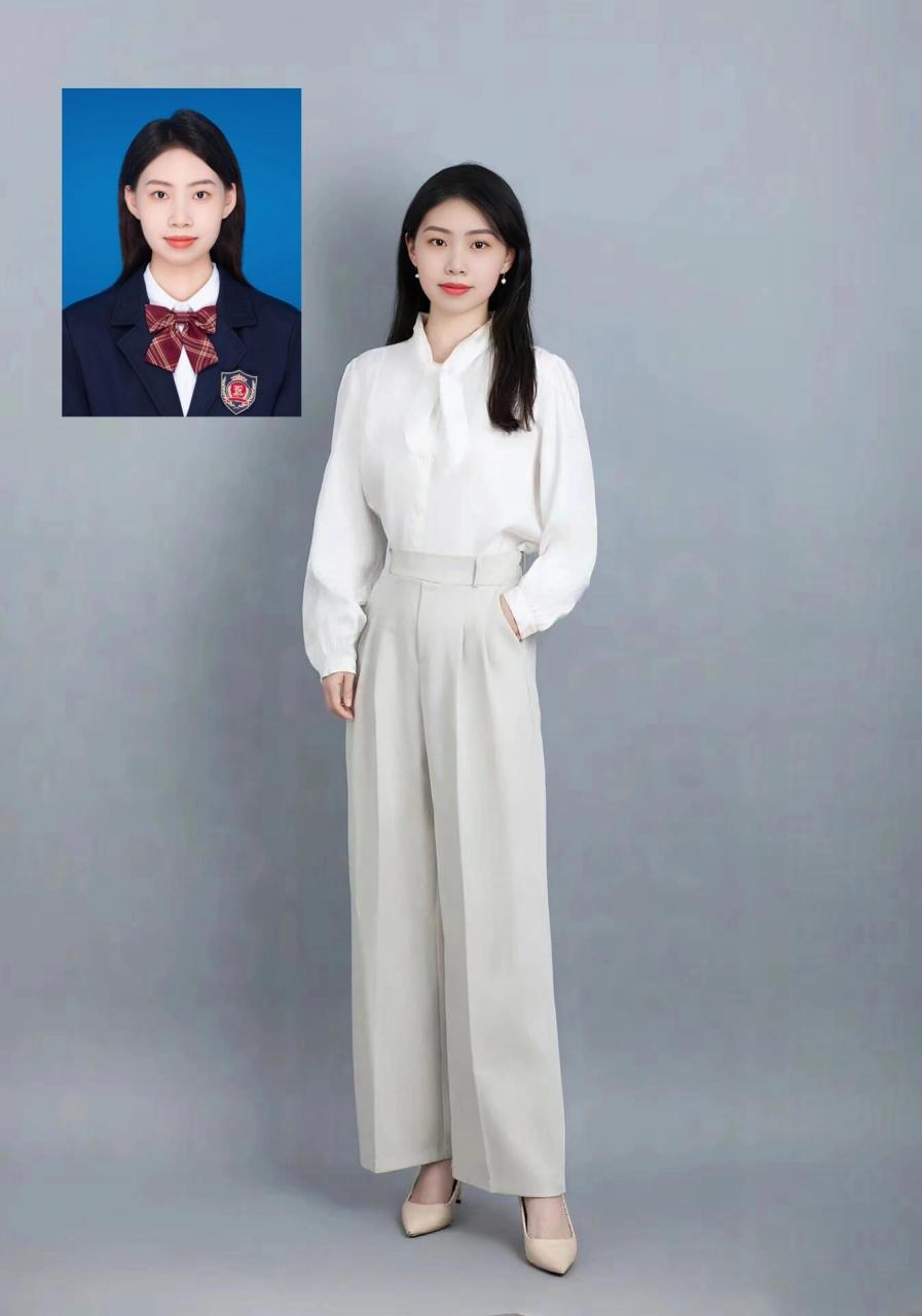 推荐表 证件照,个人照,自拍照转职业照全身照形象照 证件照转全身照