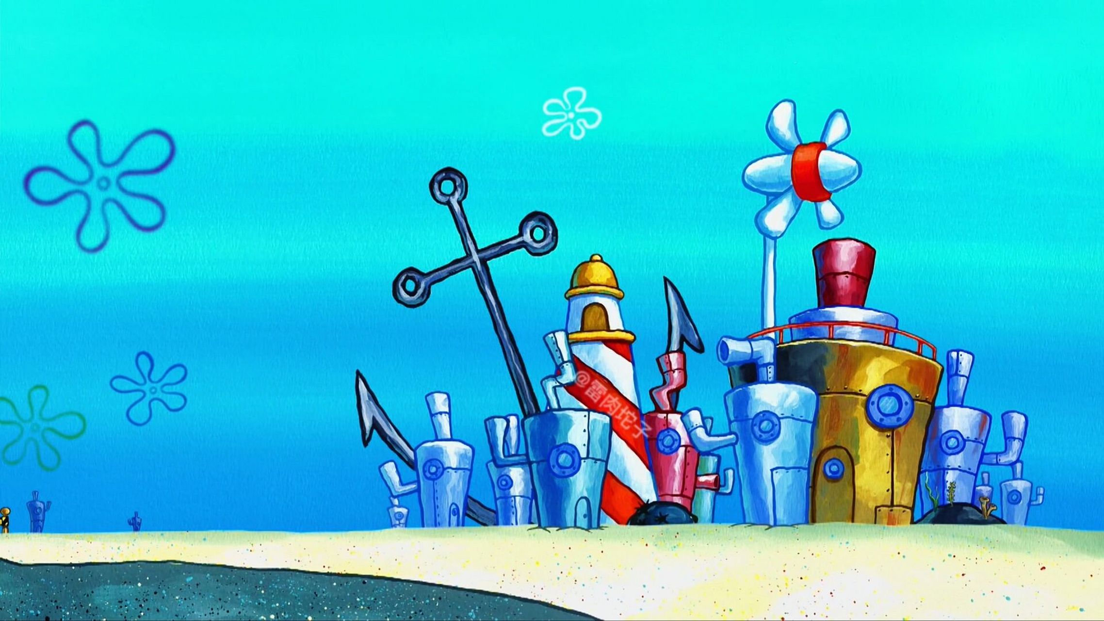 比奇堡全景合集 欢迎来到bikini 海绵宝宝 海绵宝宝壁纸 动漫壁纸