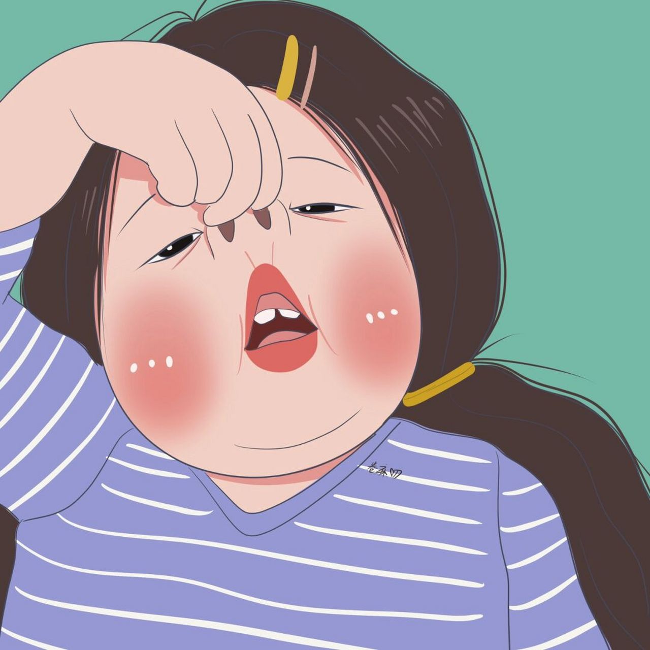 插画 | 头像 | 看我鼻孔大不大 图片92二改92商用92去签名 搬运