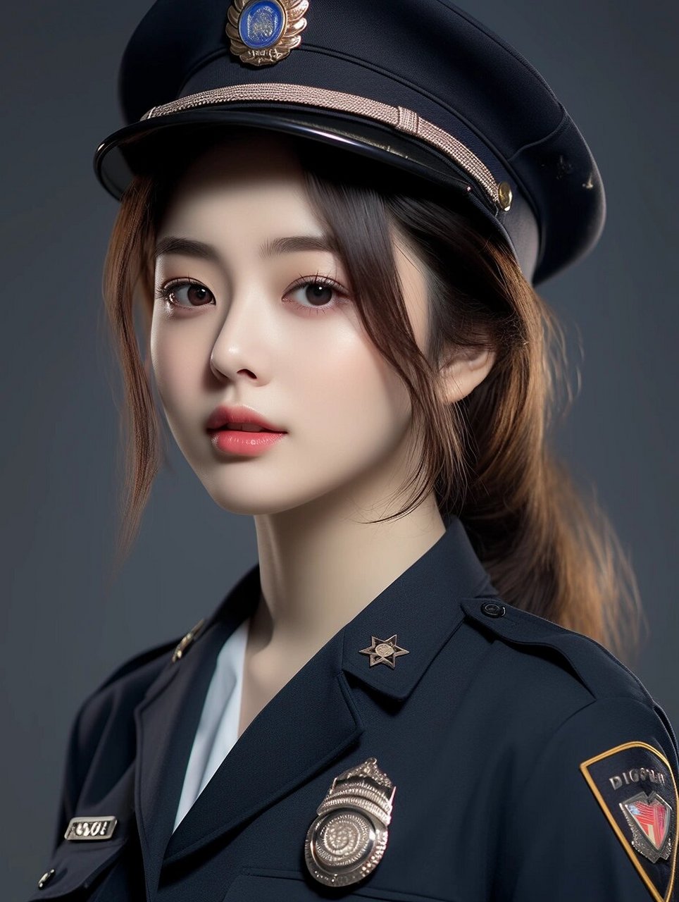 女生头像 | 职业头像系列之---警察 这种头像也太飒了
