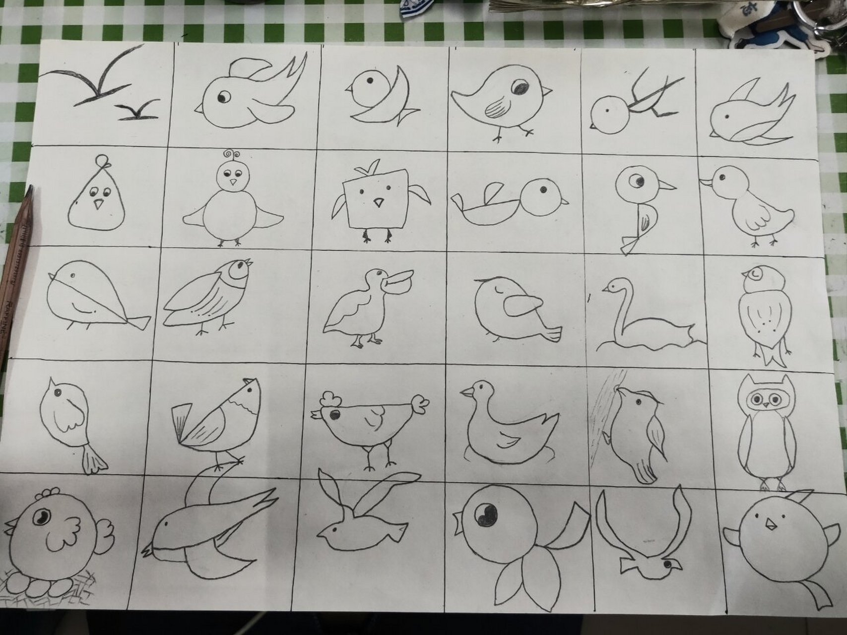 禽鸟类简笔画大全 鸟类