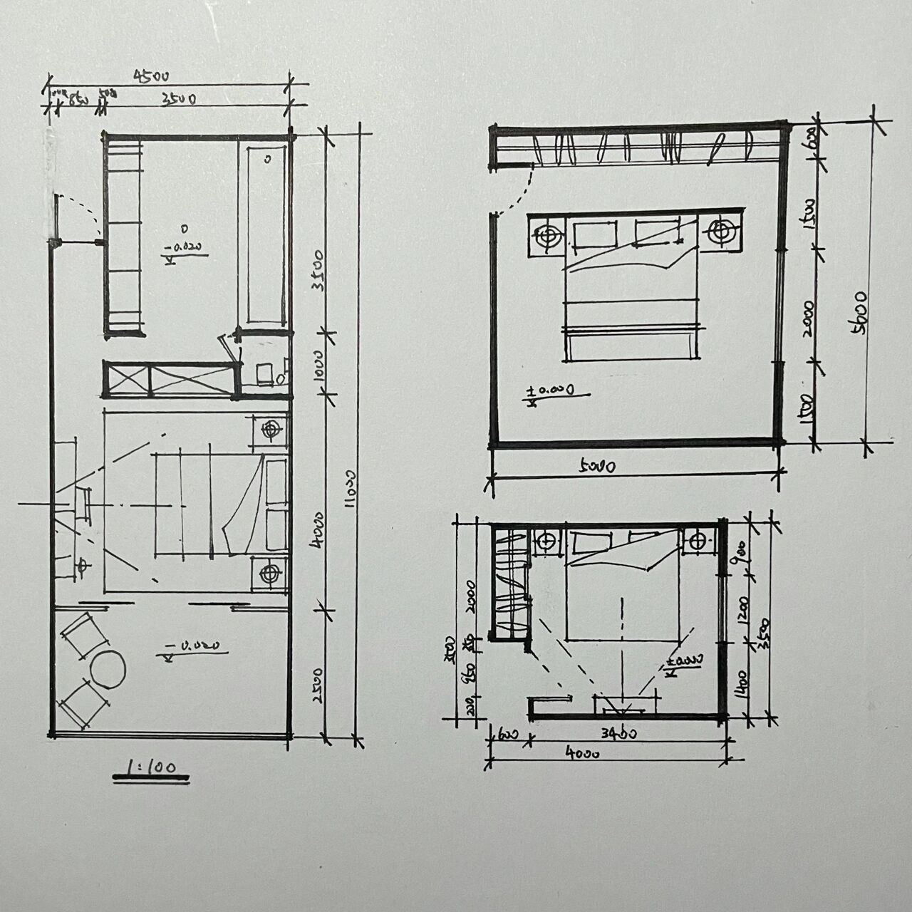 室内设计之平面图 74平面图绘制时应注意: ①尺度比例的控制 ②室内