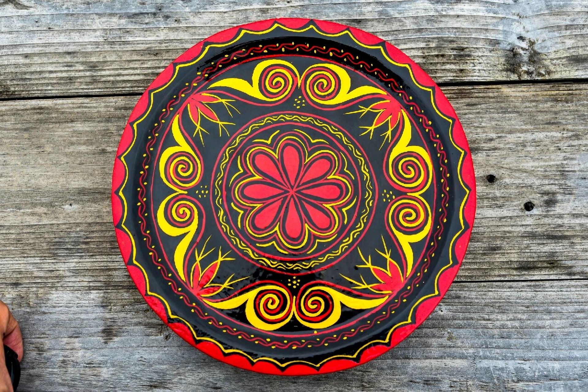 彝族漆盘 · 四川凉山 · 漆器 彝族漆器髹饰技艺,四川省喜德县,贵州