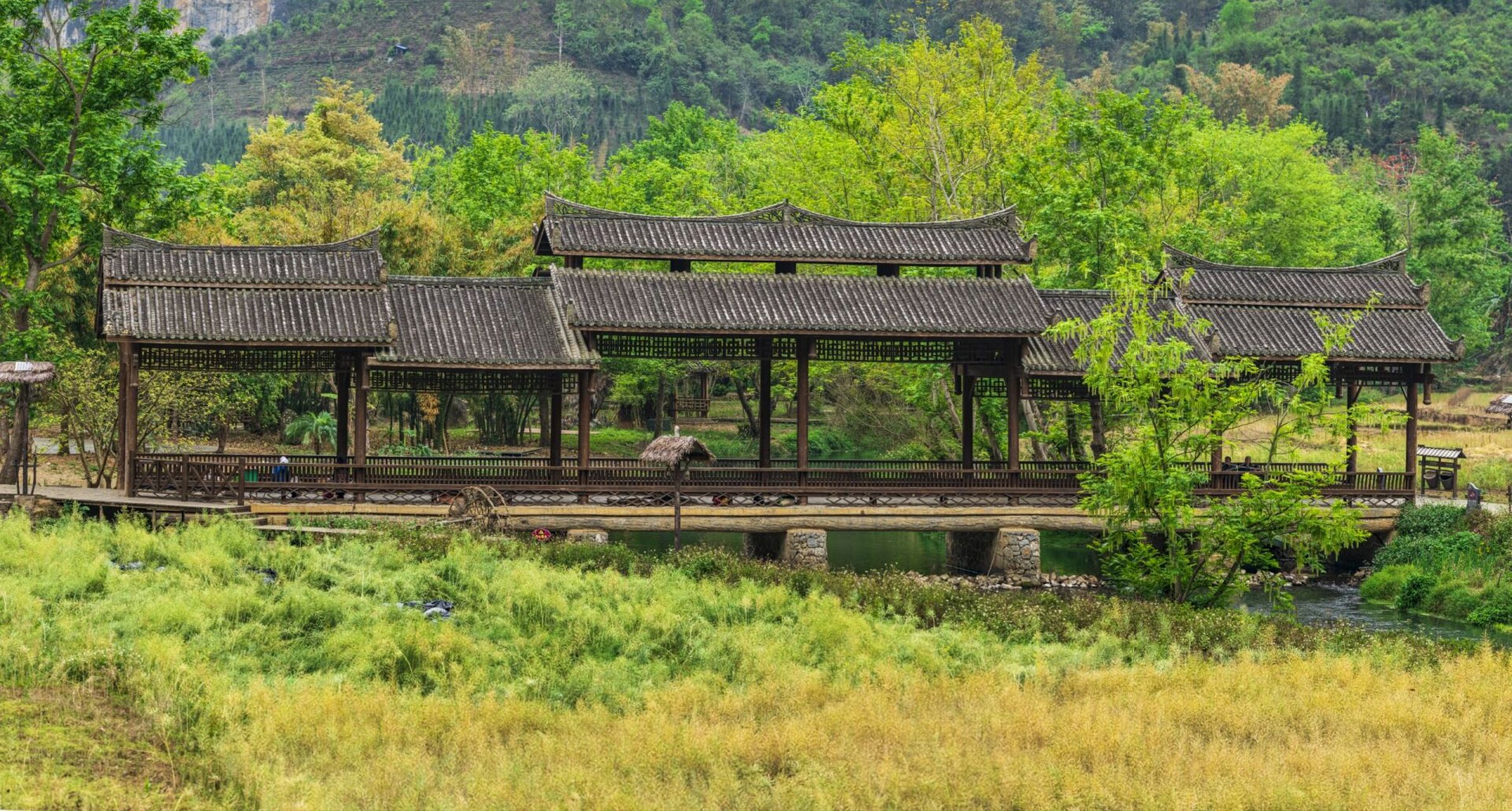 文山,广南坝美,世外桃源景区 林尽水源,便得一山.