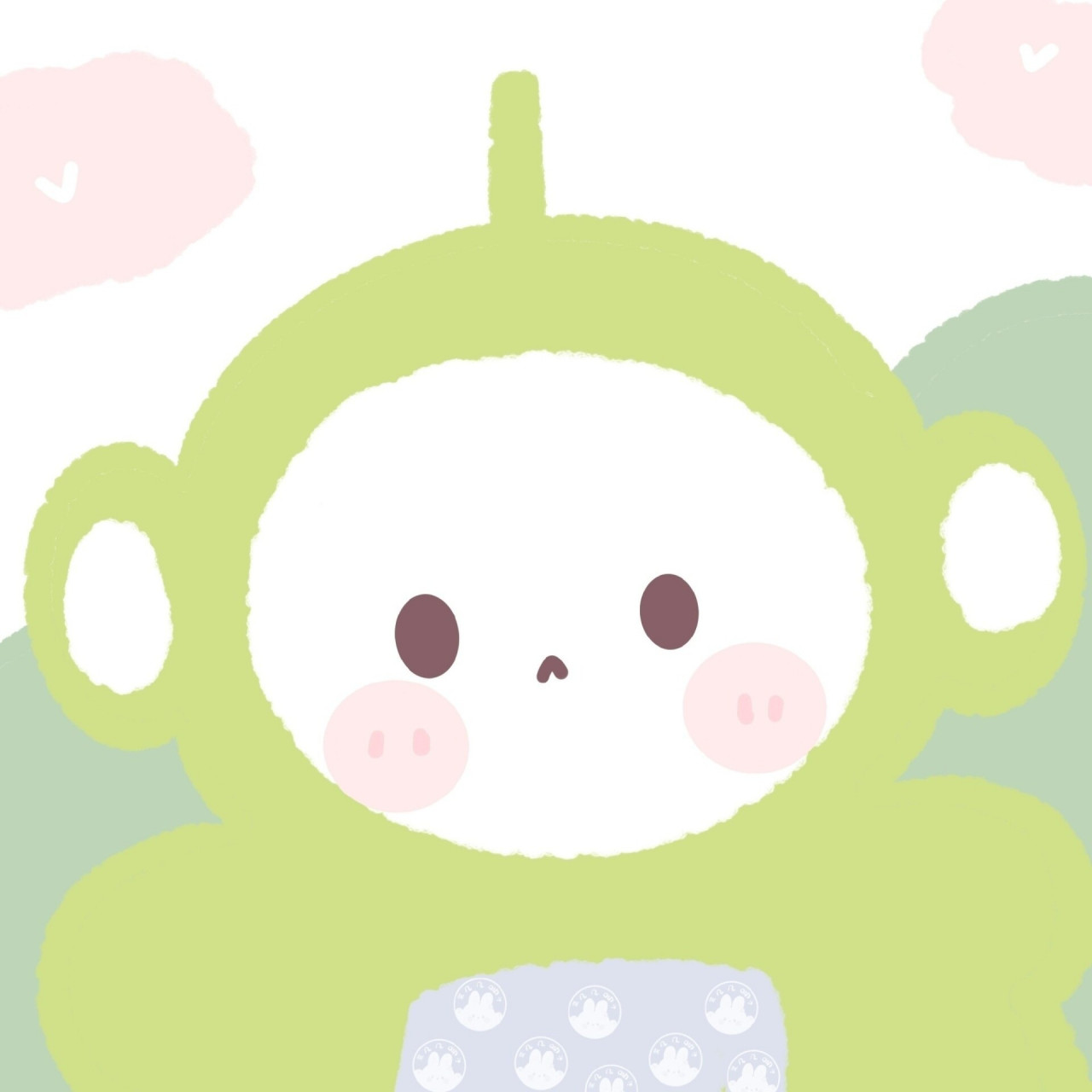 0169♂15 可爱天线宝宝头像 有一天 天线宝宝出门逛街 回来发现